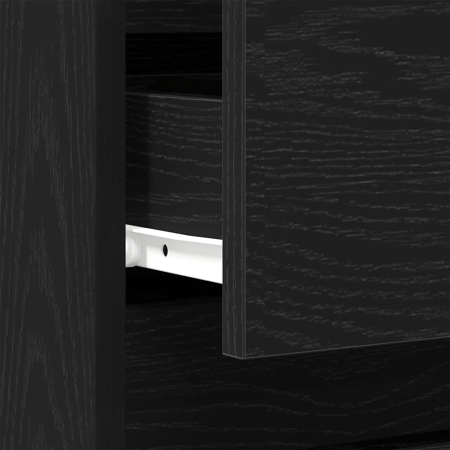 vidaXL Nachtkabinette 2 Stk. schwarze Eiche 40x35x50 cm Holzwerkstoff