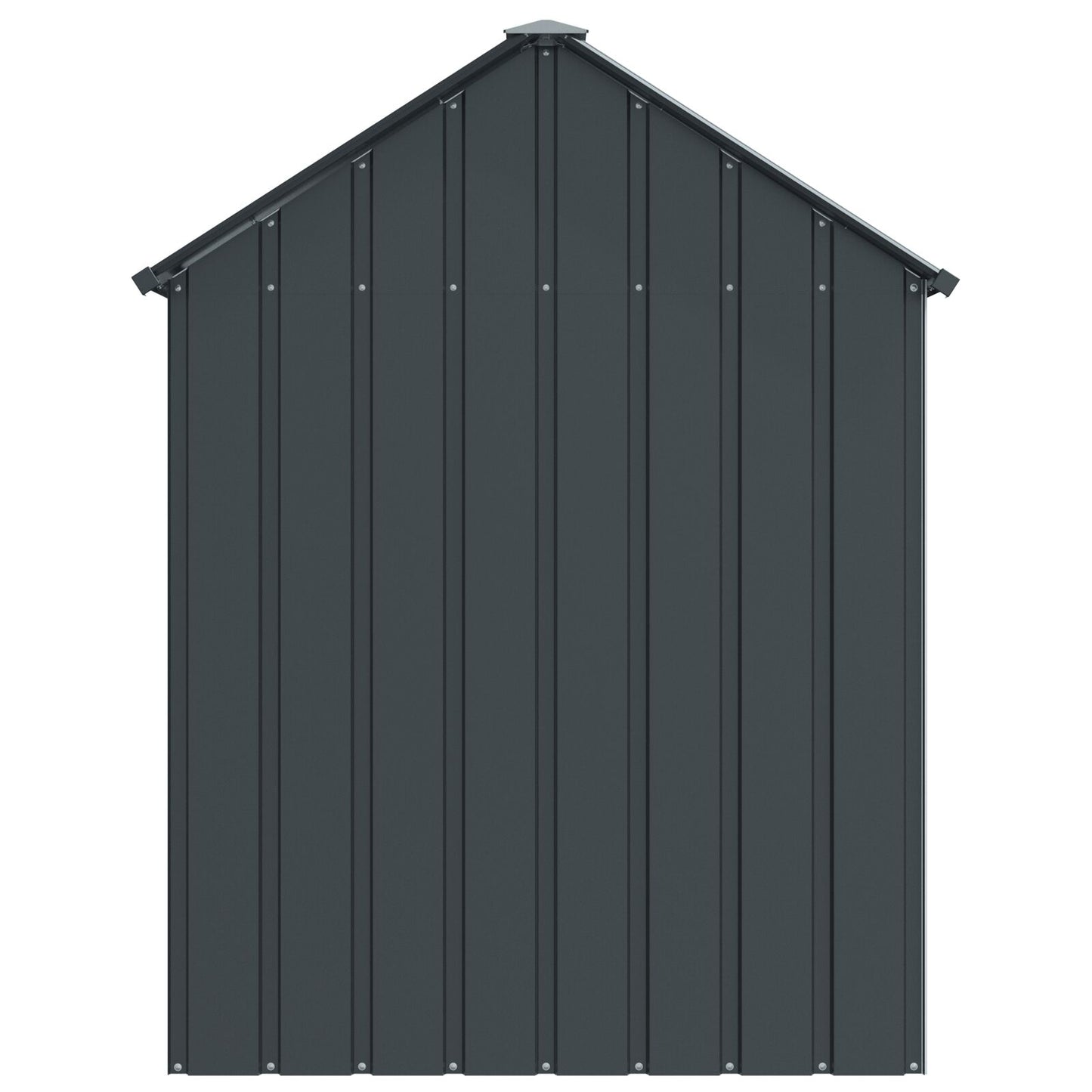 vidaXL Vogelvoliere mit Erweiterung Anthrazit 112x838x141 cm Stahl