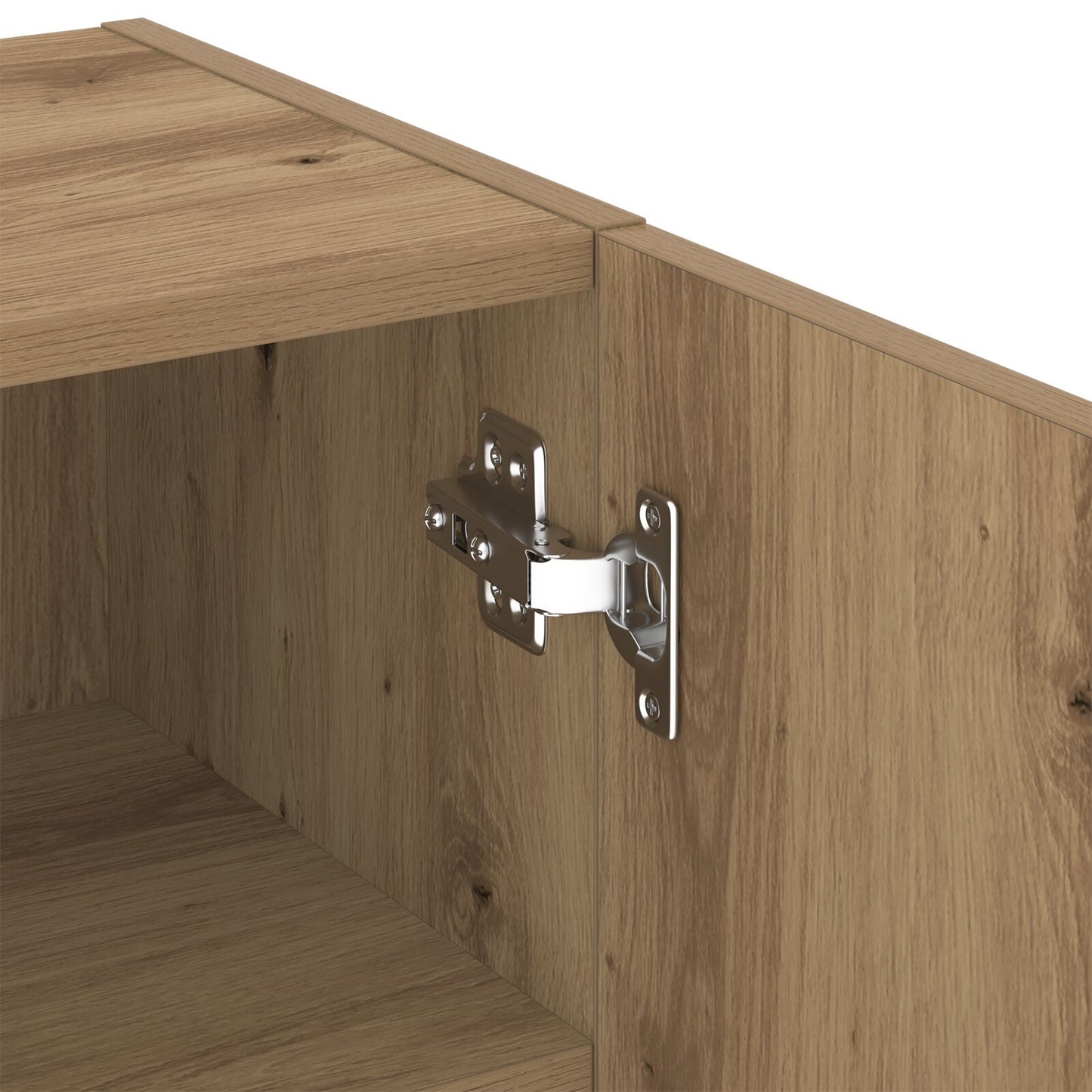 vidaXL TV-Schrank mit LED-Lichtern Artisan Eiche 40,5x30x102 cm