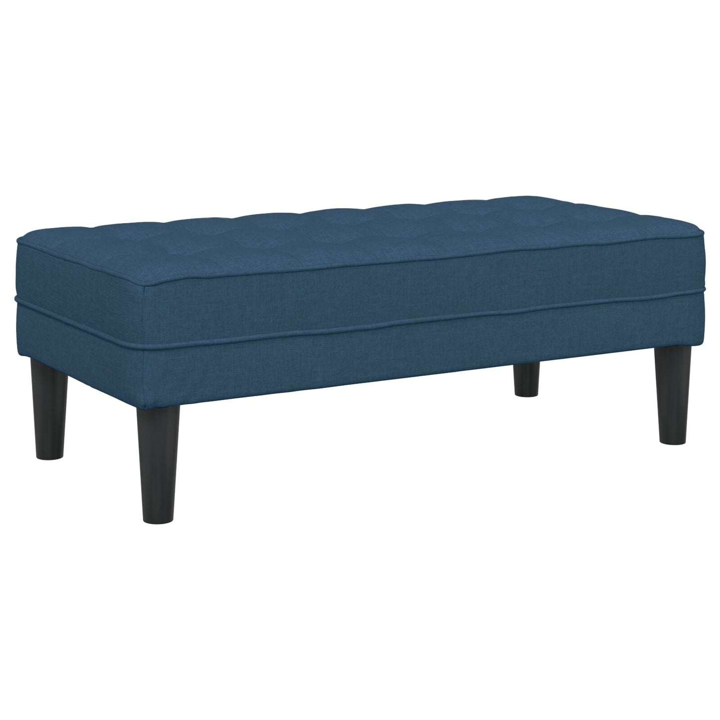 vidaXL 2-teiliges Sofa Set mit Kissen Blau Stoff
