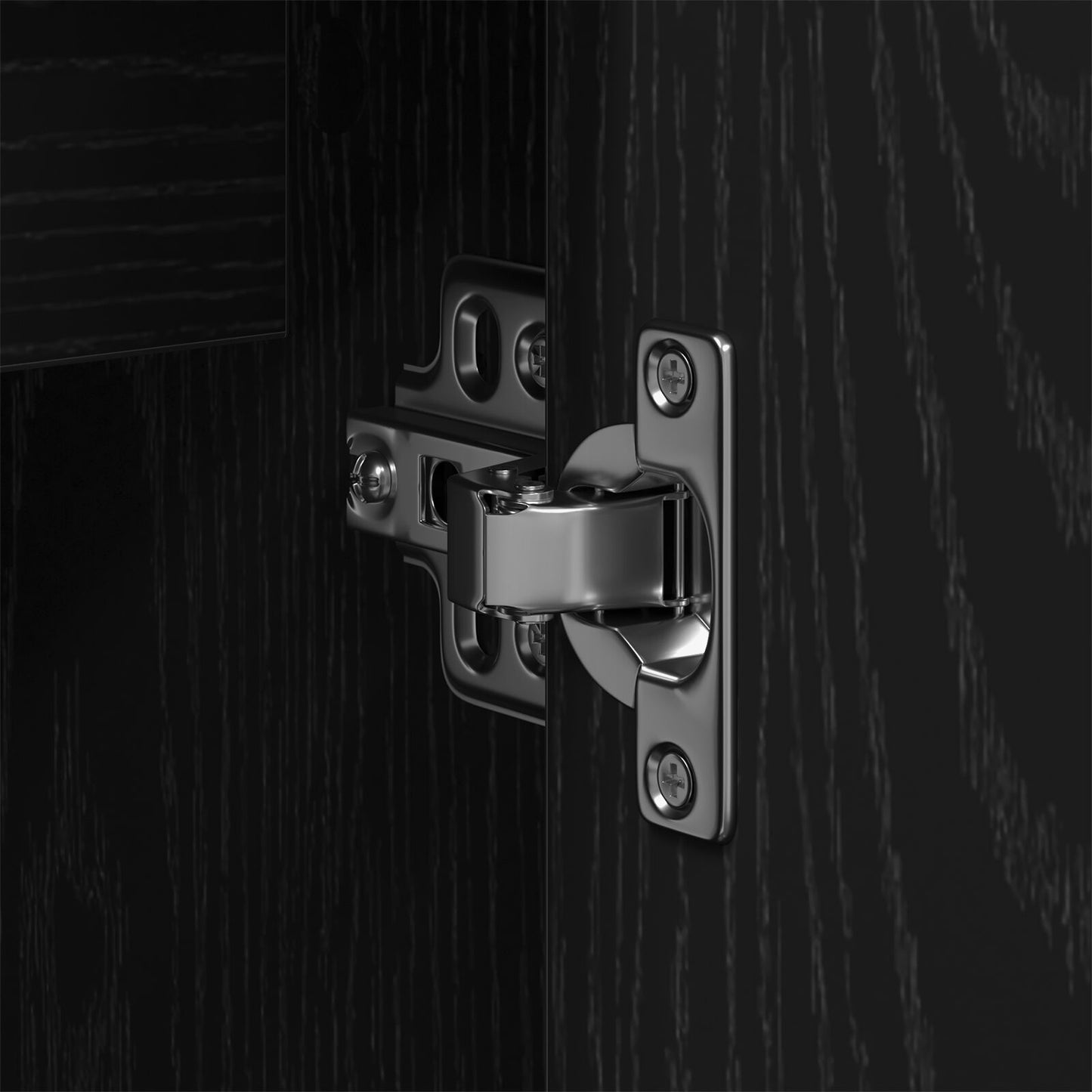 vidaXL Badezimmer Waschbecken Schrank Schwarze Eiche 60x33x60 cm Holzwerkstoff