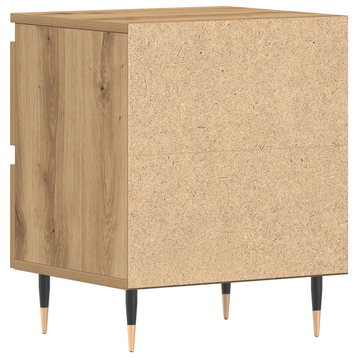 vidaXL Nachttisch Artisan Eiche 40x35x50 cm Ingenieurt Holz