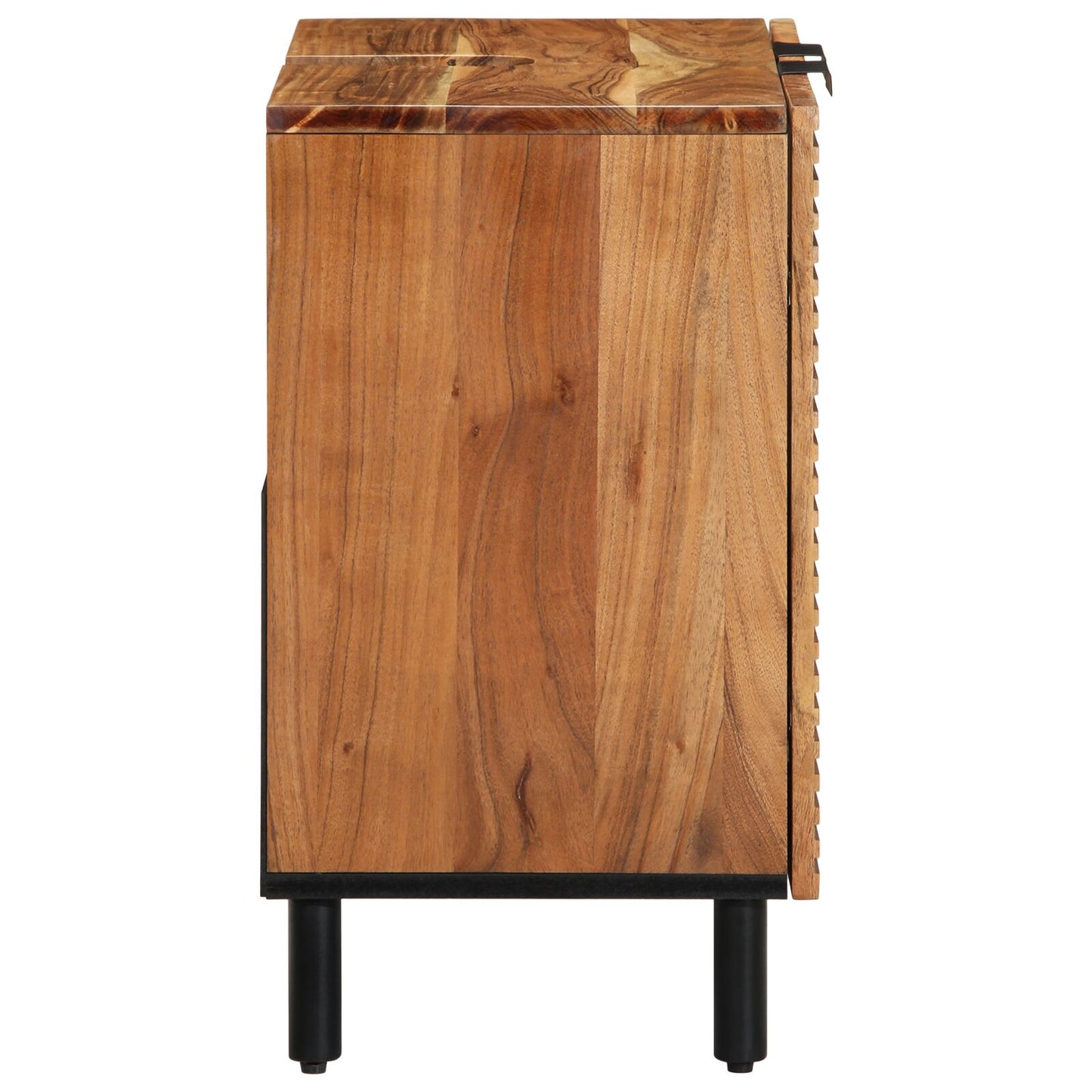 vidaXL Waschbeckenunterschrank 62x33x58 cm Massivholz Akazie