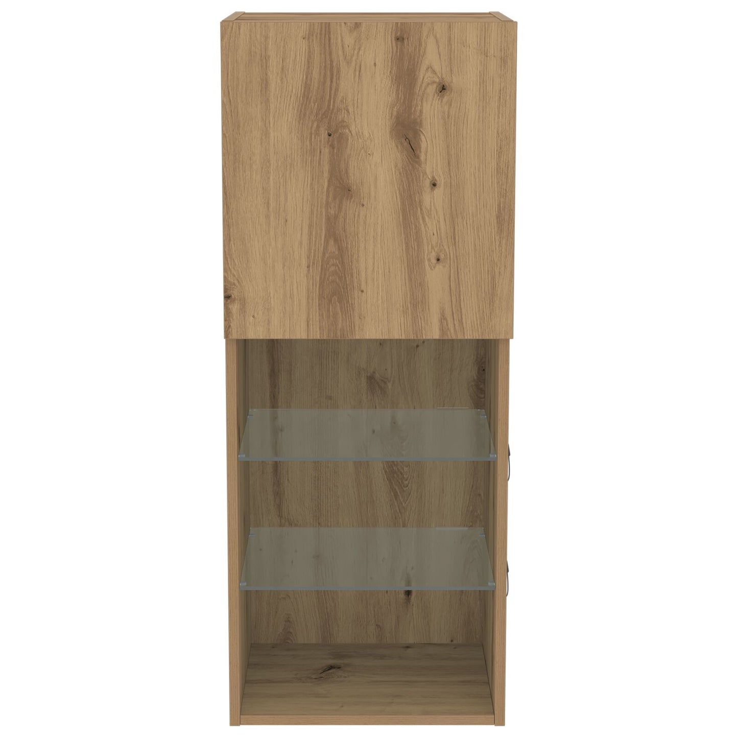 vidaXL TV-Schrank mit LED-Lichtern Artisan Eiche 40,5x30x102 cm