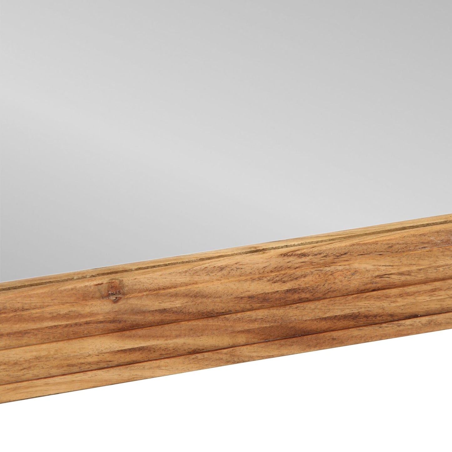 vidaXL Badezimmerspiegel 50x70x3 cm Massivholz Akazie
