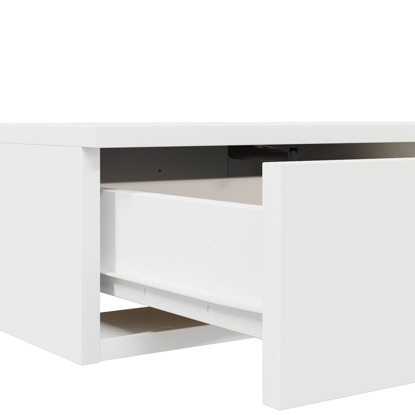 vidaXL Bett-Schubladen Weiß 180x36,5x16,5 cm aus Holzwerkstoff