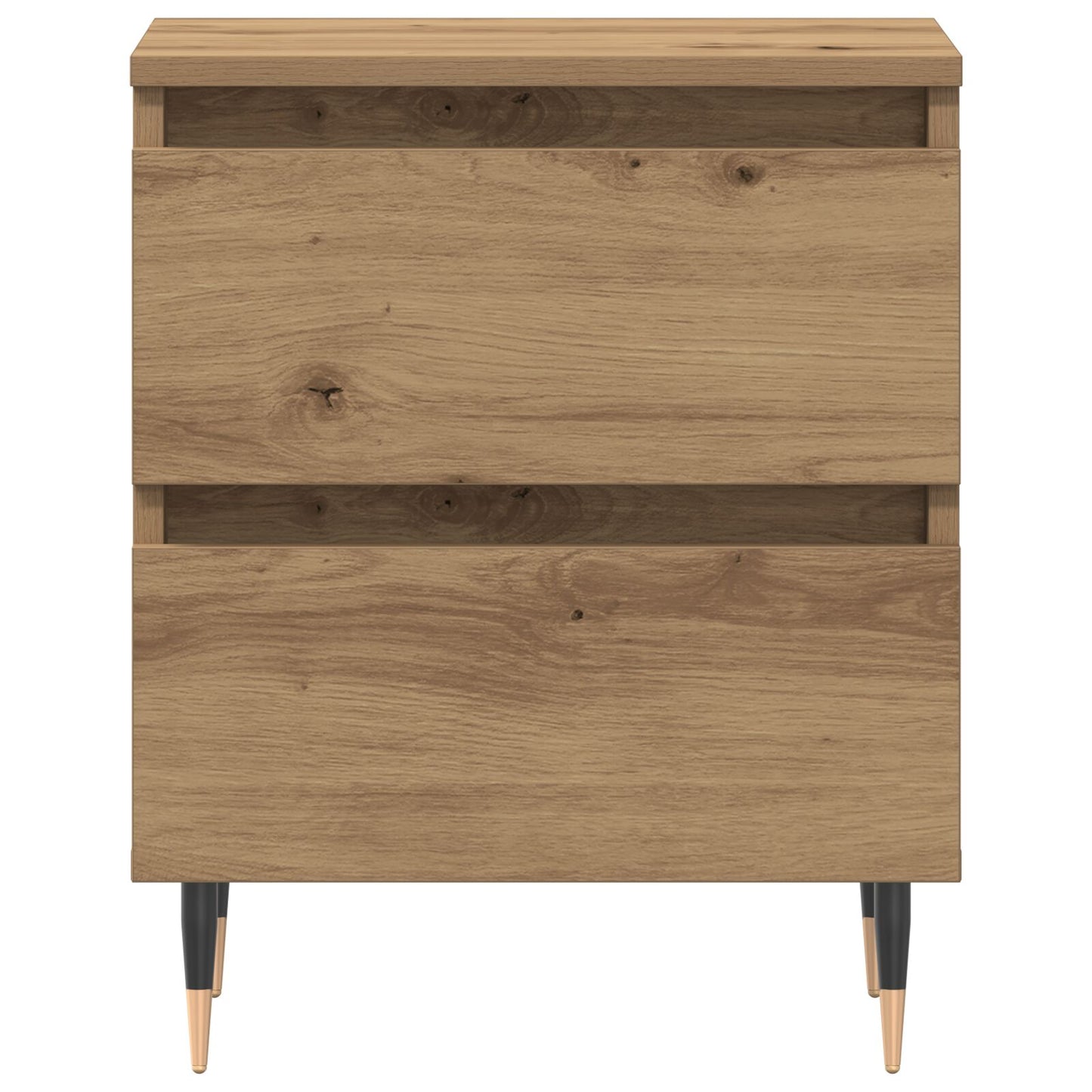 vidaXL Nachttische 2 Stück Artisan Eiche 40x35x50 cm Holzwerkstoff
