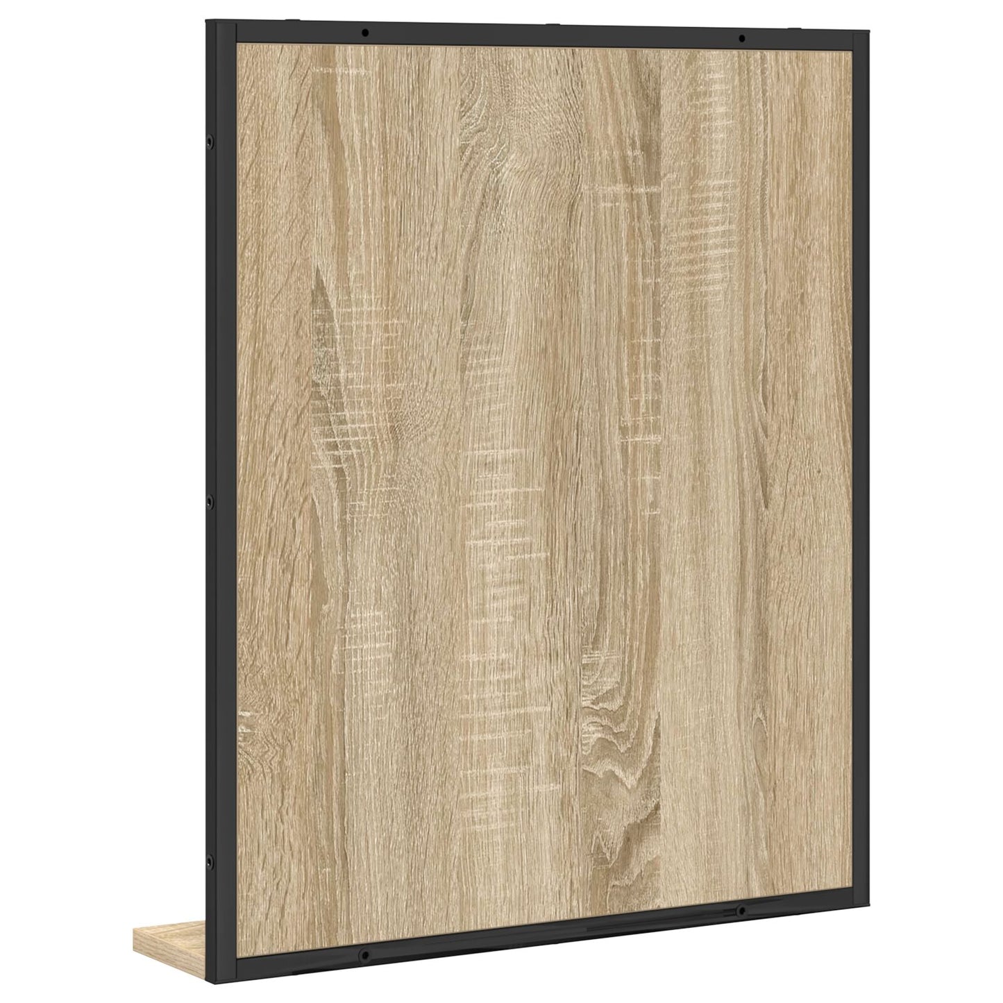 vidaXL Badezimmerspiegel mit Regal Sonoma Eiche 50x12x60 cm Holzwerkstoff