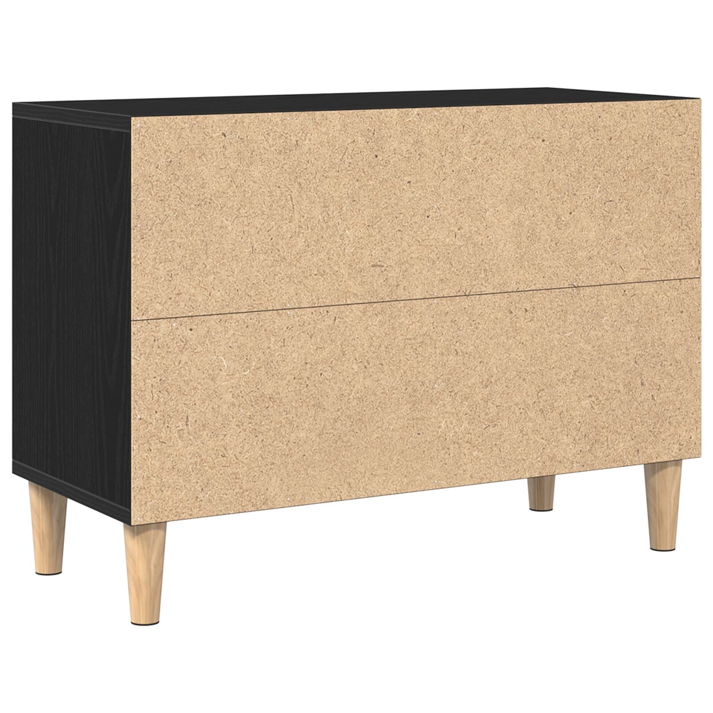 vidaXL TV-Schrank aus Schwarzer Eiche - 69,5x30x50 cm, aus Holzwerkstoff