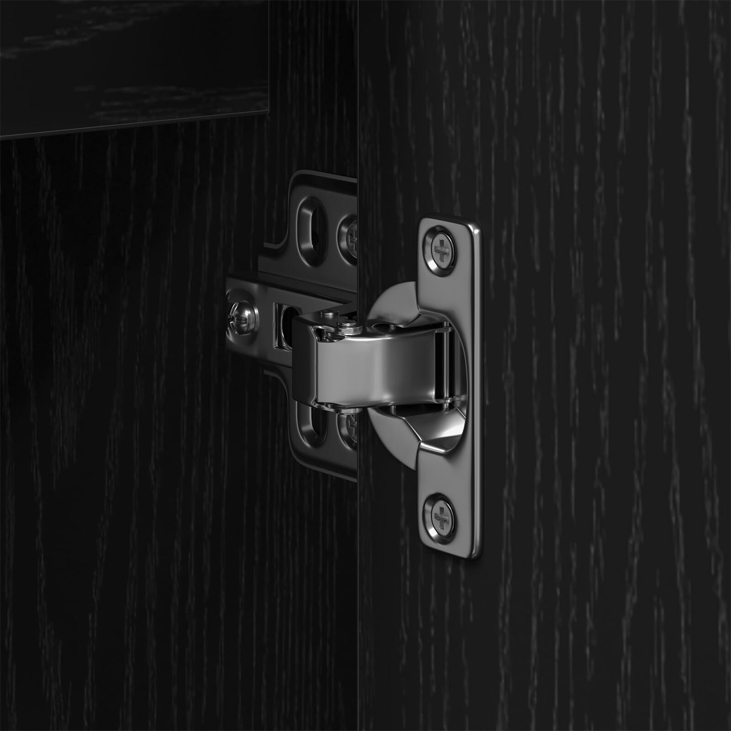 vidaXL Badezimmer Waschbecken Schrank Schwarz Eiche 60x30x60 cm Werkstoff