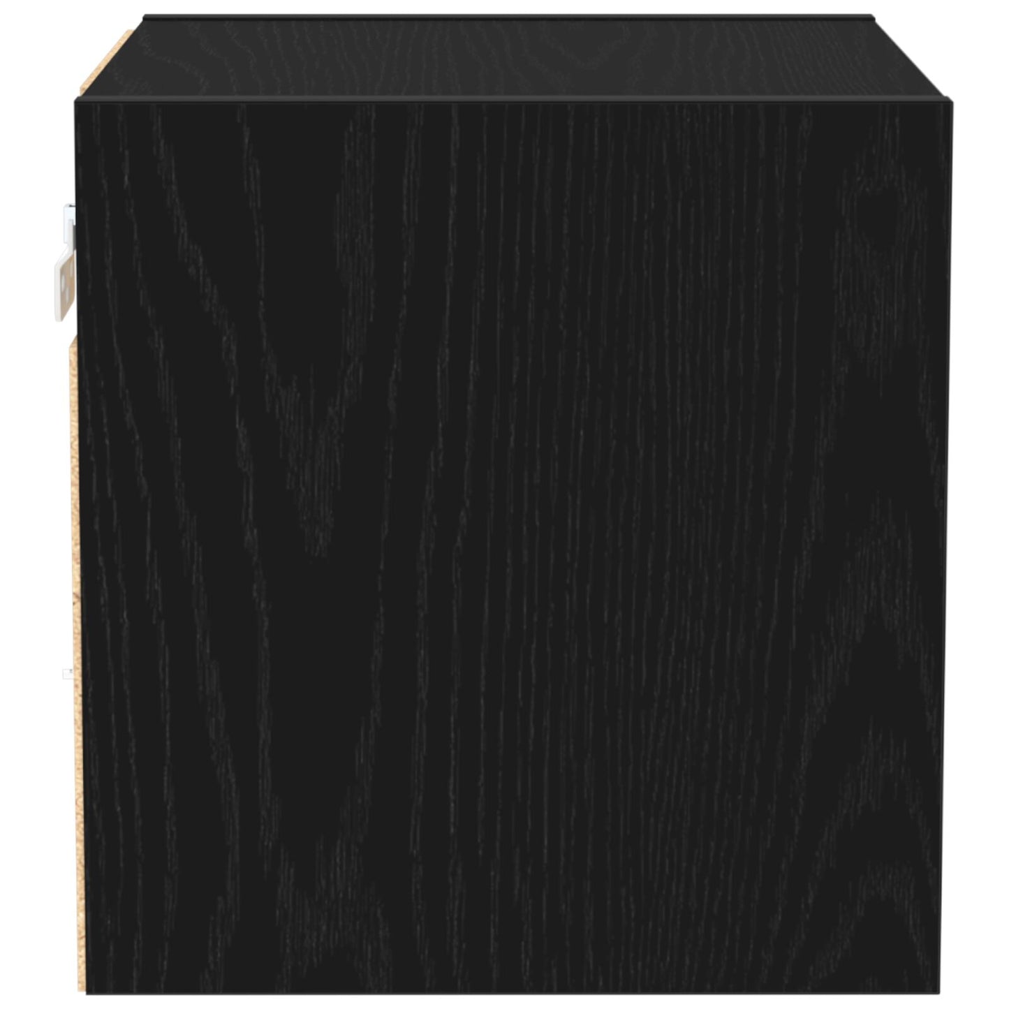 vidaXL LED TV Schrank 2 Stück Schwarz Eiche 30x28,5x30 cm Holzwerkstoff