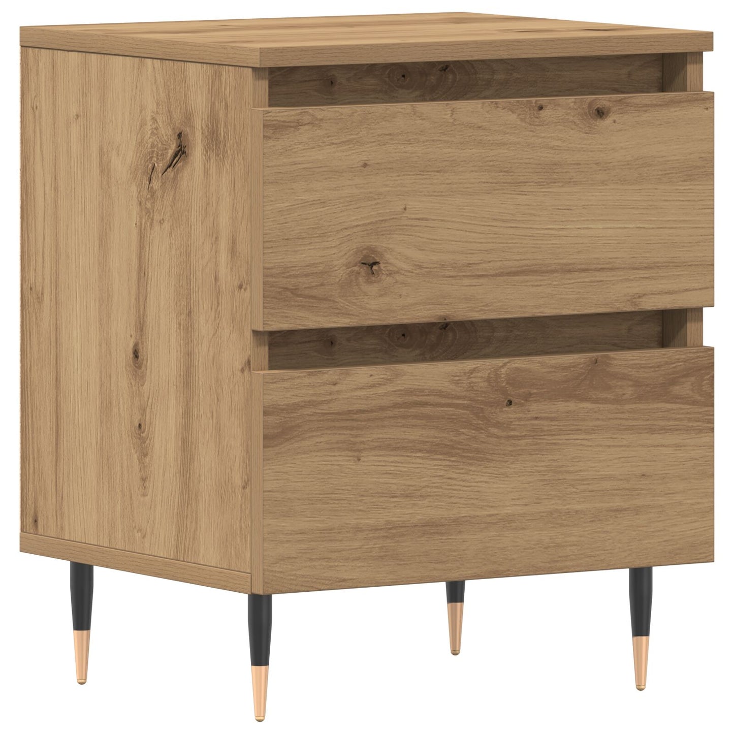 vidaXL Nachttisch Artisan Eiche 40x35x50 cm Ingenieurt Holz