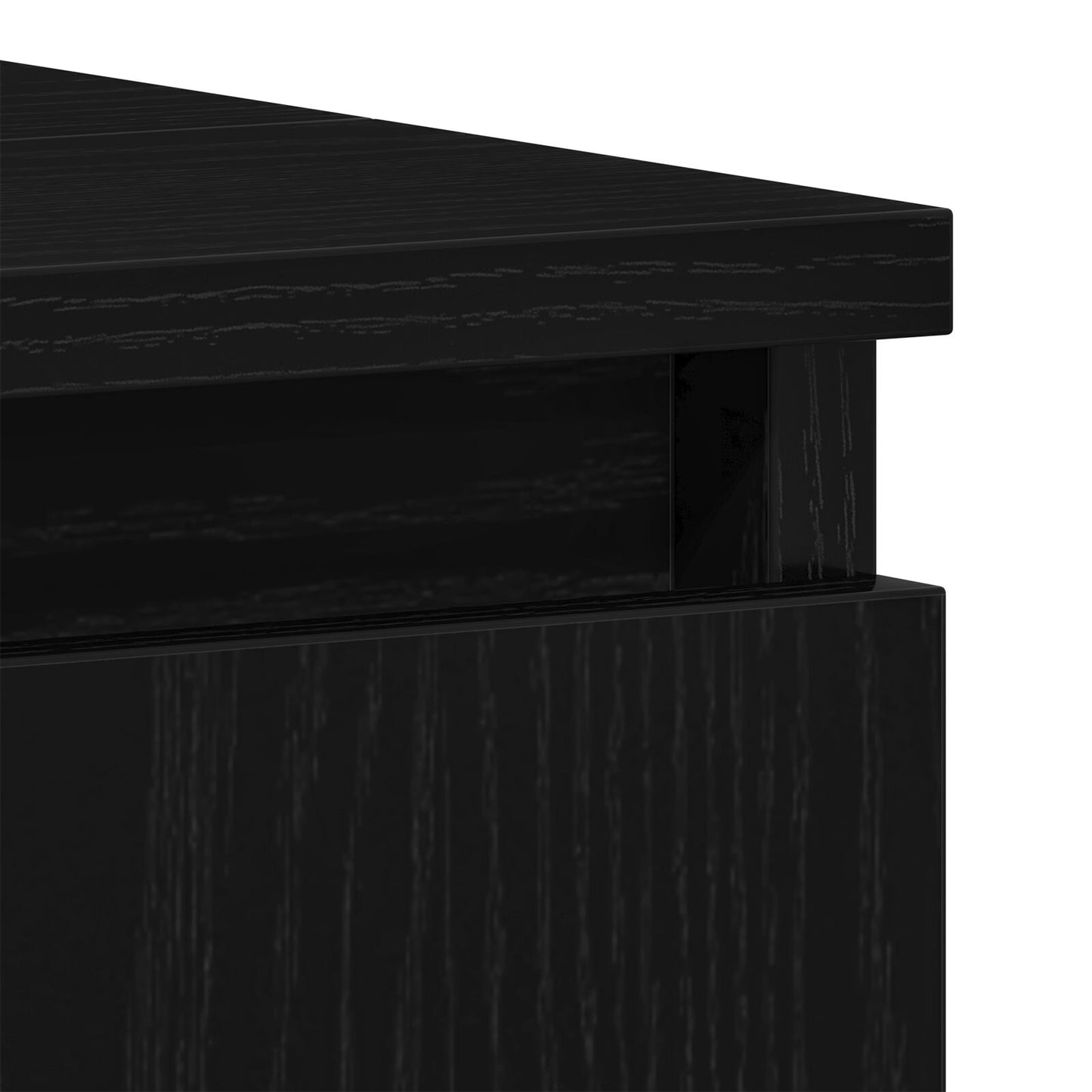 vidaXL Badezimmer Waschbecken Schrank Schwarz Eiche 65x33x60 cm Engineered Wood