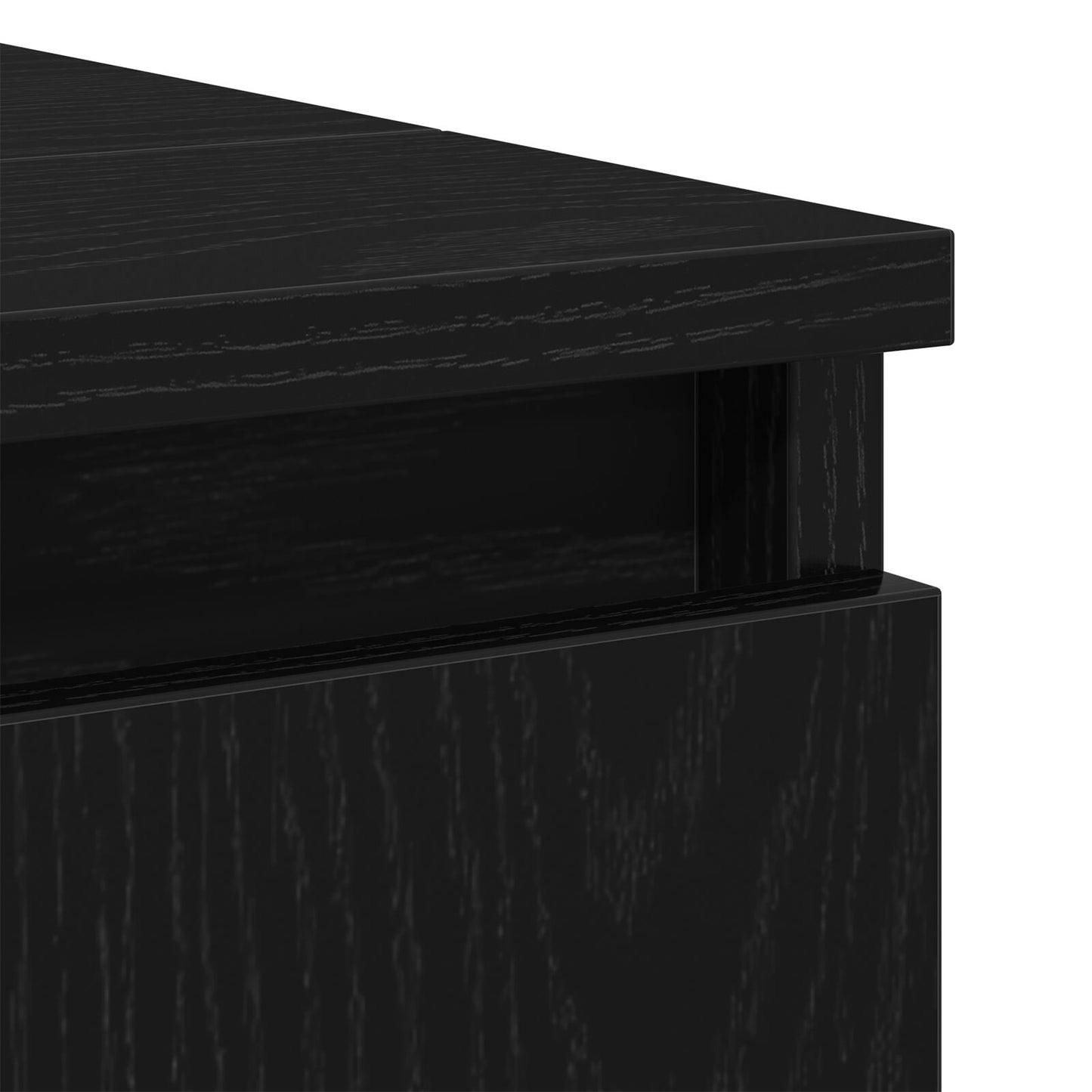 vidaXL Waschbeckenunterschrank Schwarz Eiche 58x33x60 cm Holzwerkstoff