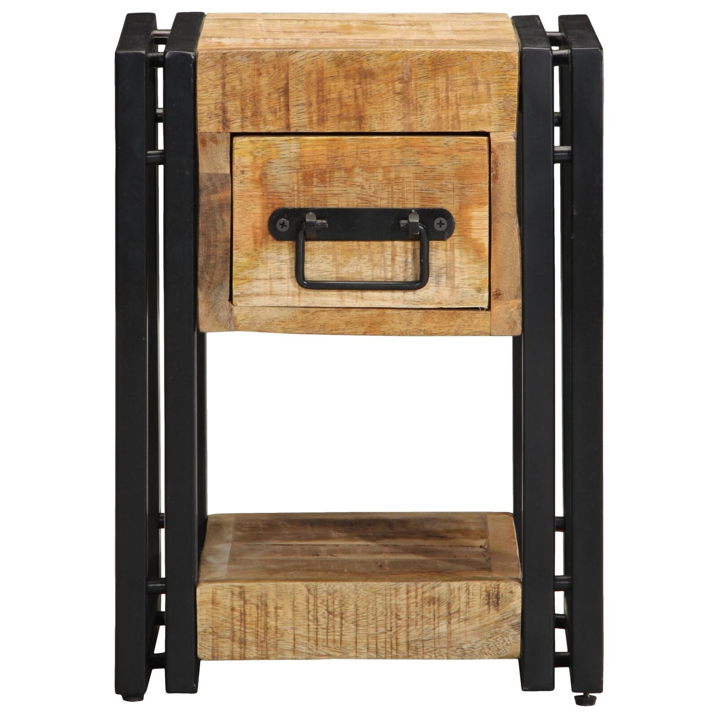 vidaXL Nachttisch 40x40x40 cm Massives Mangoholz