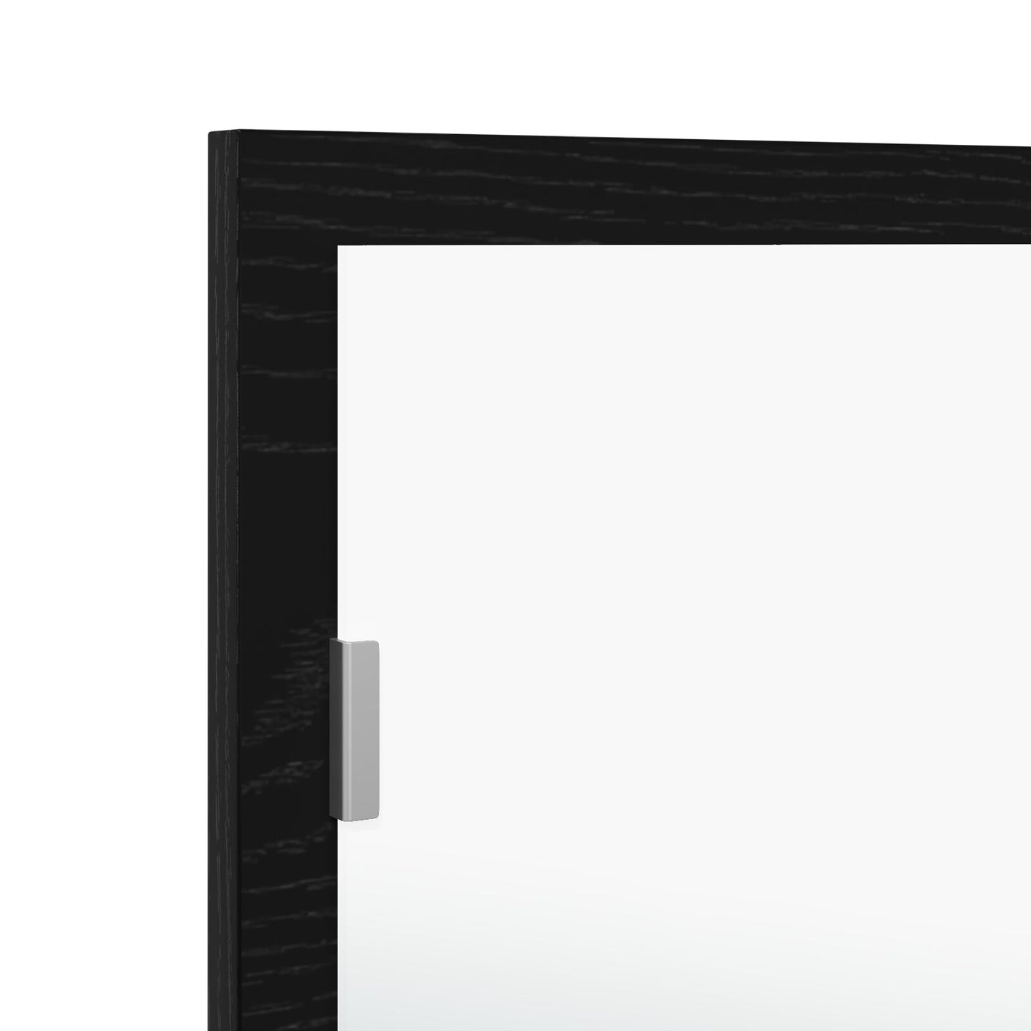 vidaXL LED Badspiegel Schwarz Eiche 100x8,5x37 cm Ingenieurholz