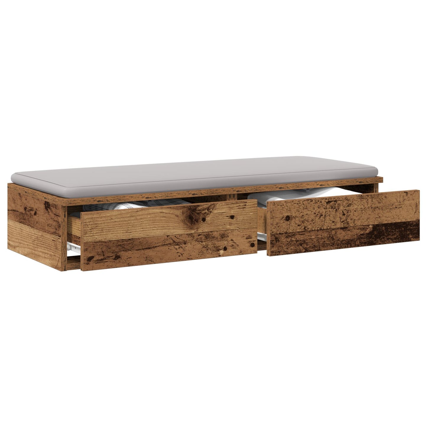 vidaXL Bettlade aus altem Holz 75x36,5x16,5 cm