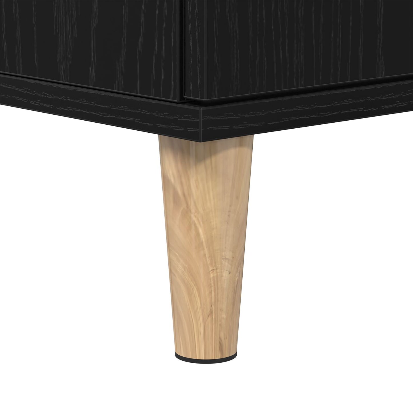 vidaXL Waschbeckenunterschrank Schwarze Eiche 58x33x60 cm Holzwerkstoff