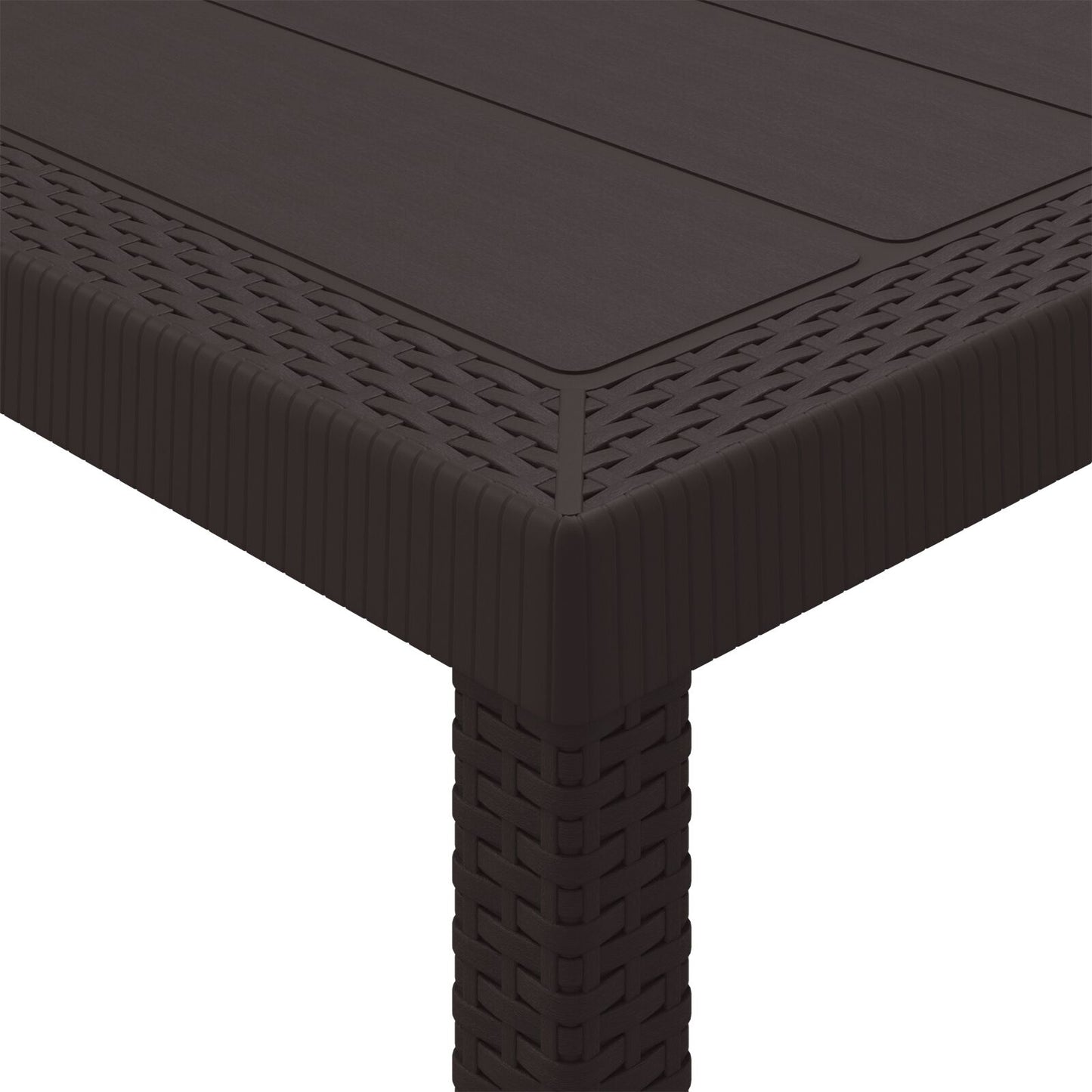 vidaXL 9-teiliges Garten-Esszimmer-Set mit Kissen Braun Poly-Rattan