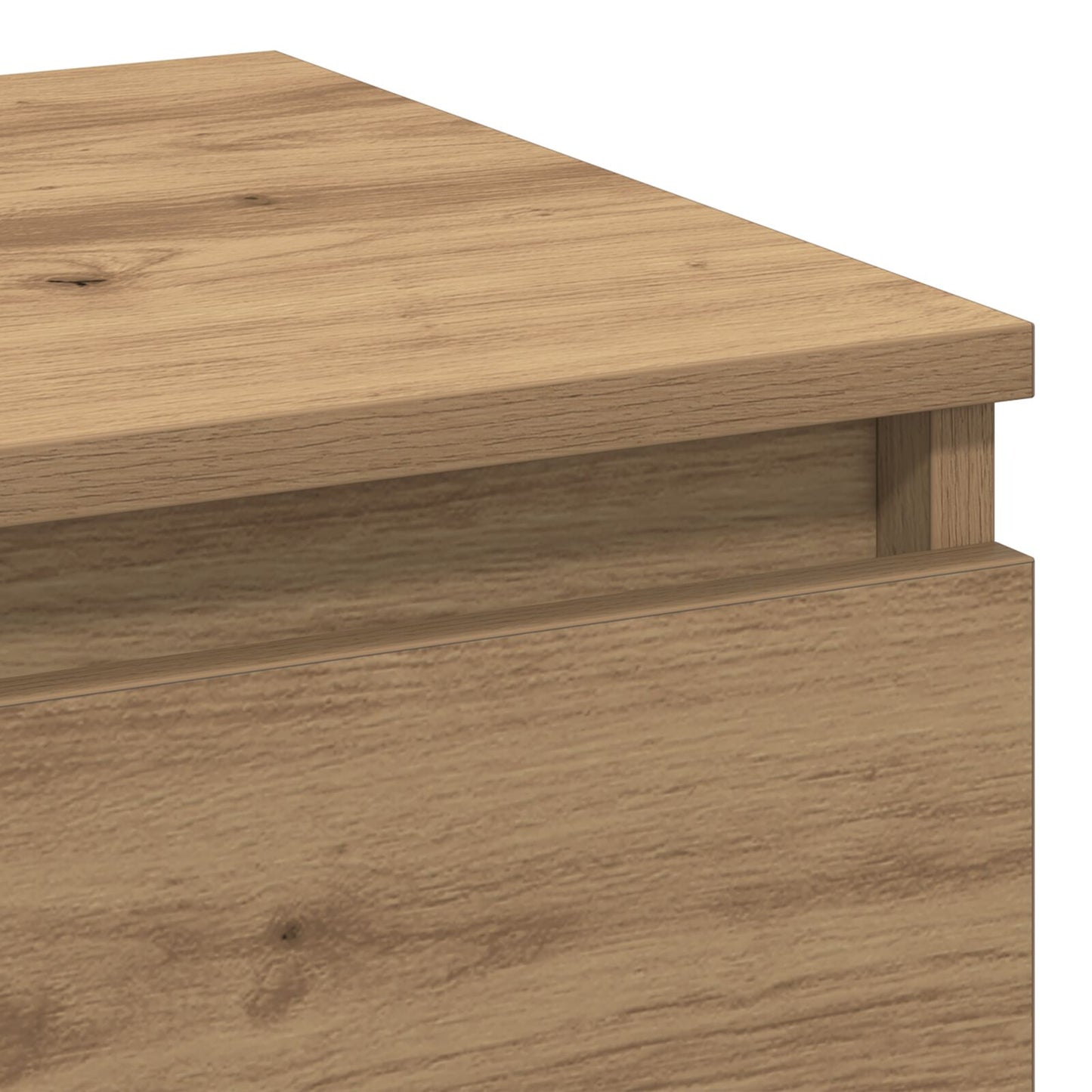 vidaXL Nachttisch Artisan Eiche 40x35x50 cm Ingenieurt Holz