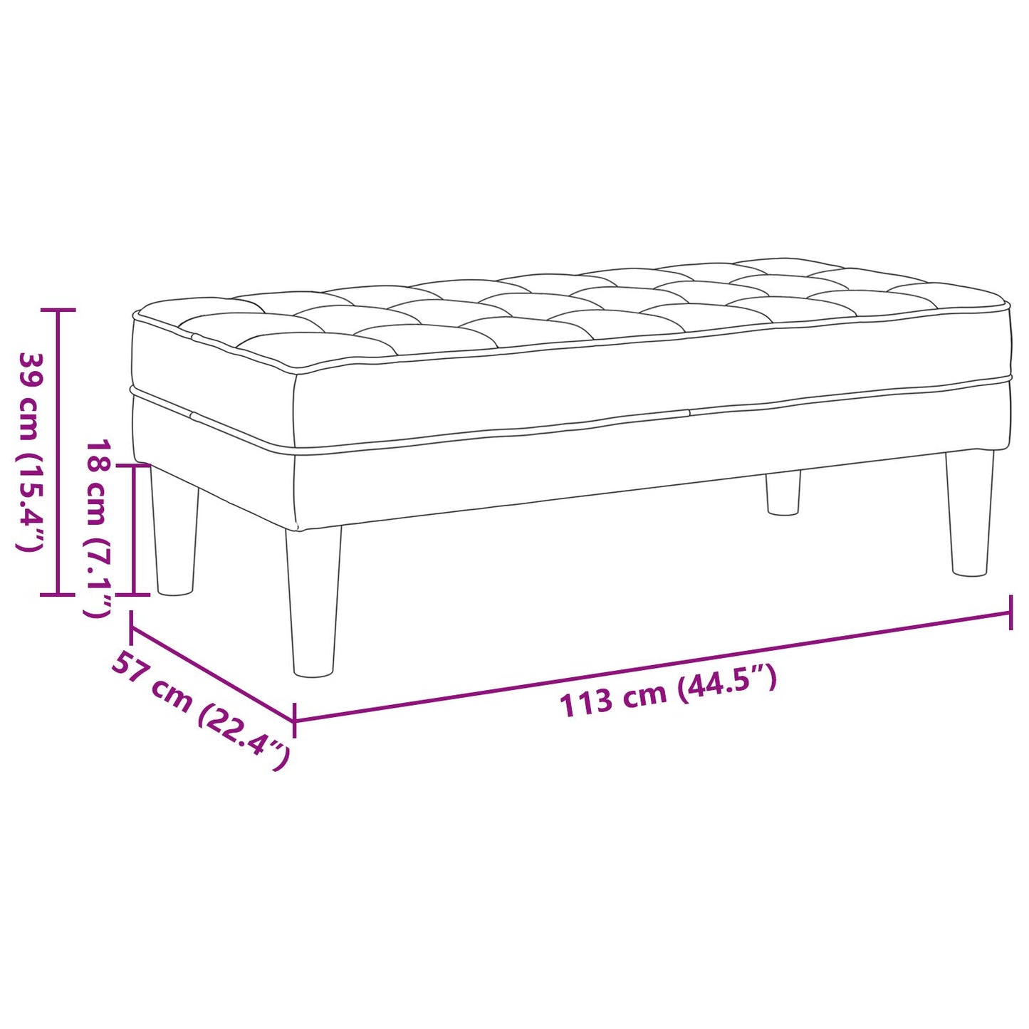 vidaXL 2-teiliges Sofa Set mit Kissen aus dunkelgrünem Stoff