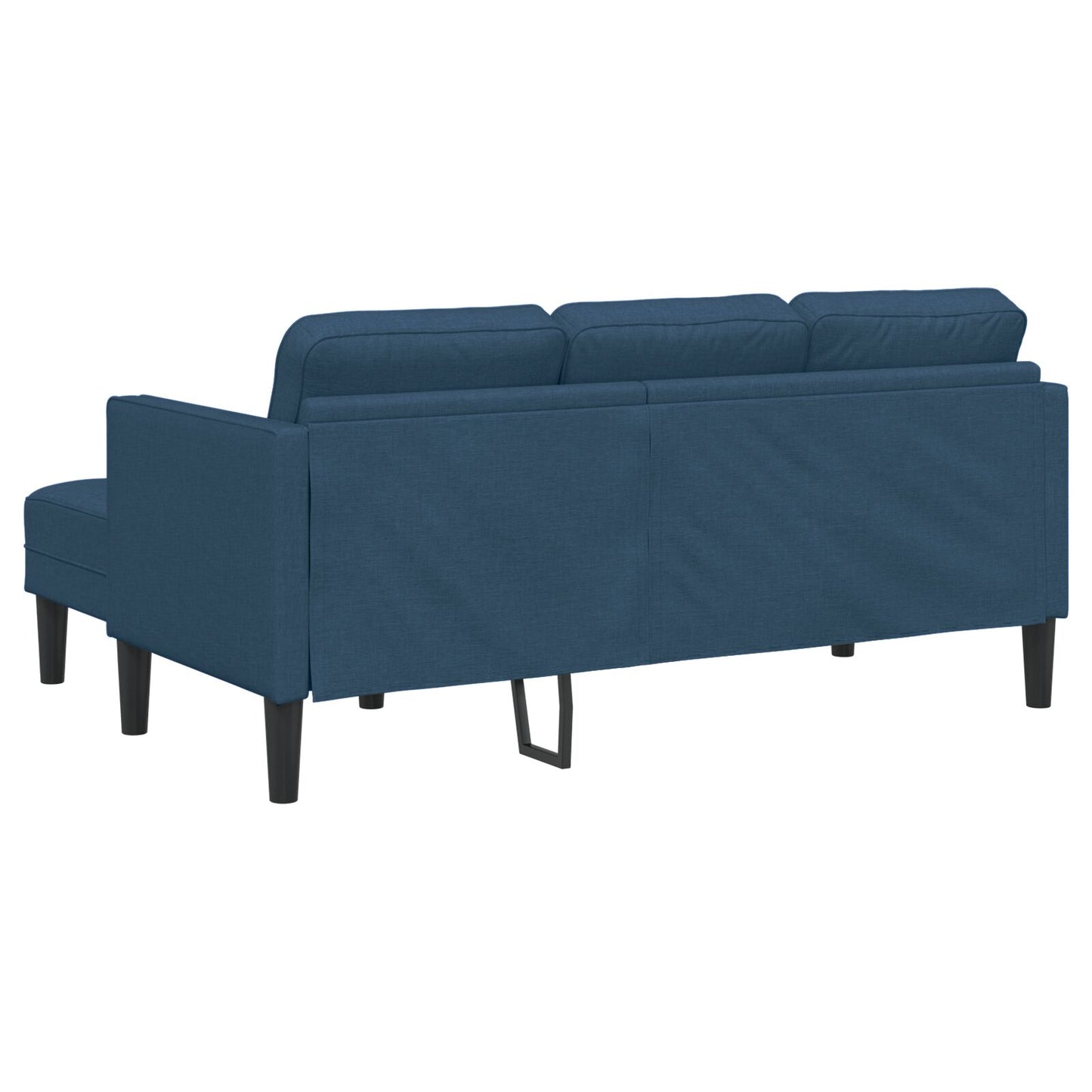 vidaXL 2-teiliges Sofa Set mit Kissen Blau Stoff