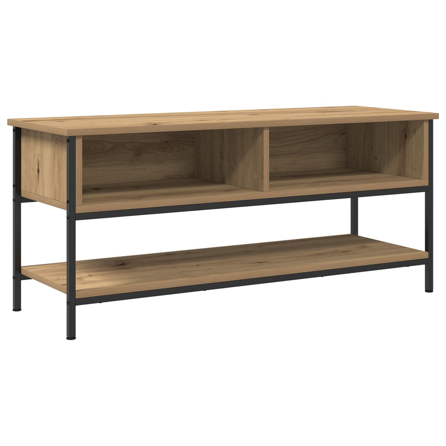 vidaXL TV-Schrank Artisan Eiche 100x35x45 cm Engineering Holz und Stahl
