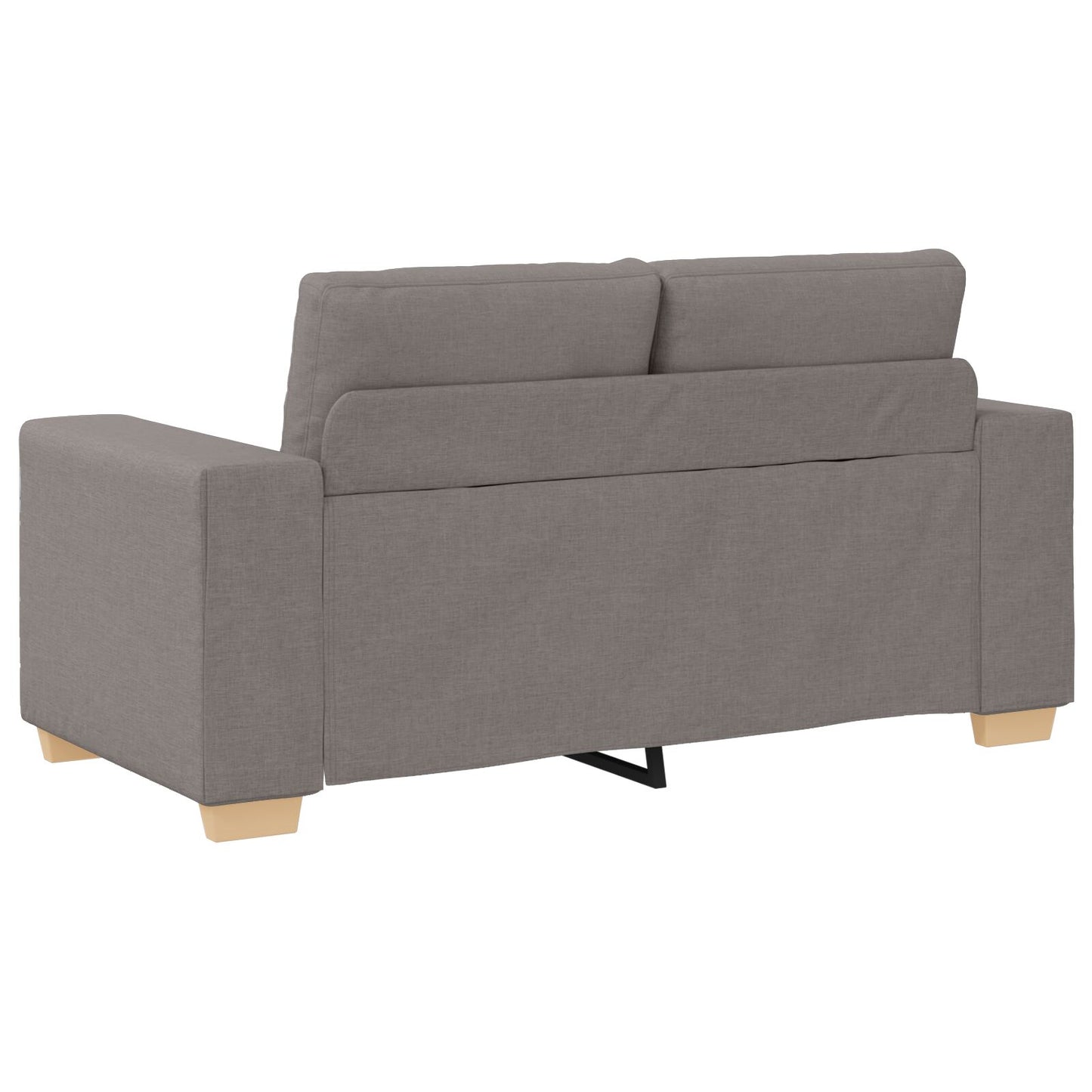 vidaXL 2-teiliges Sofa Set mit Kissen aus taupe Stoff