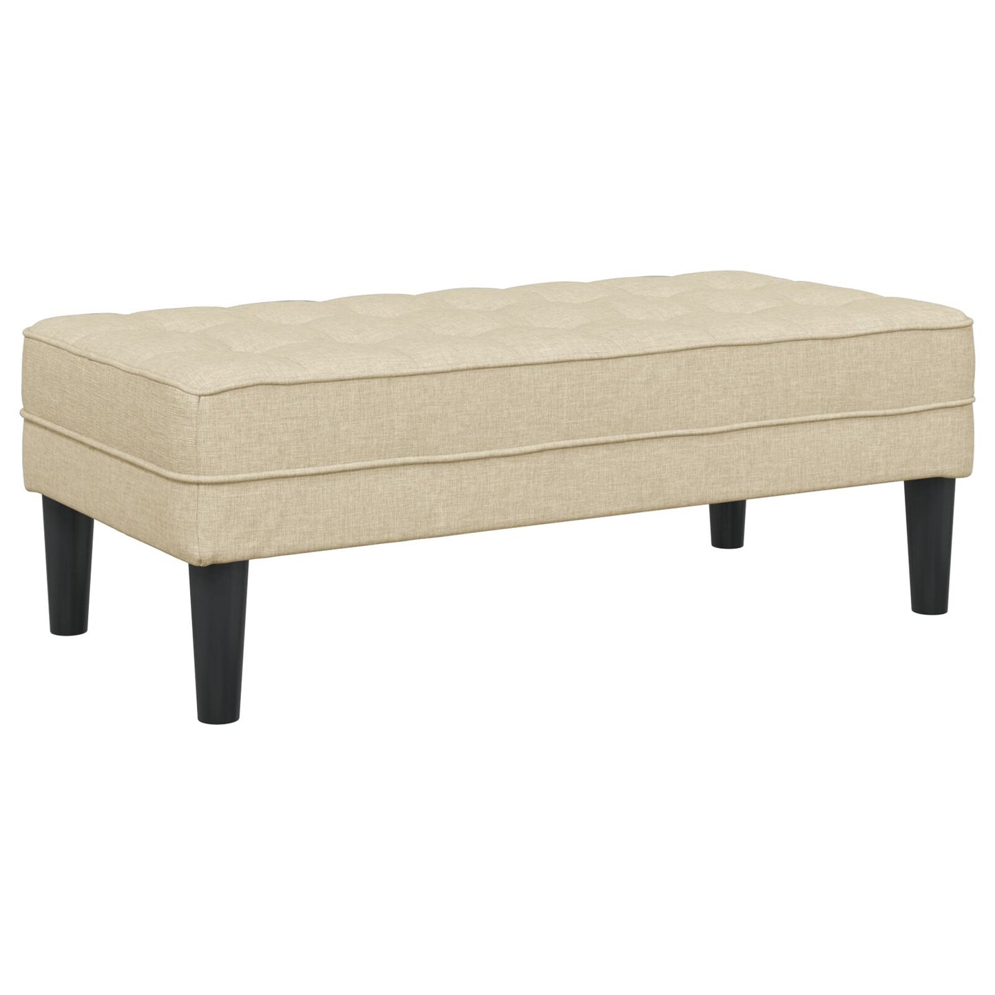 vidaXL 2-teiliges Sofa Set mit Kissen in Creme Stoff