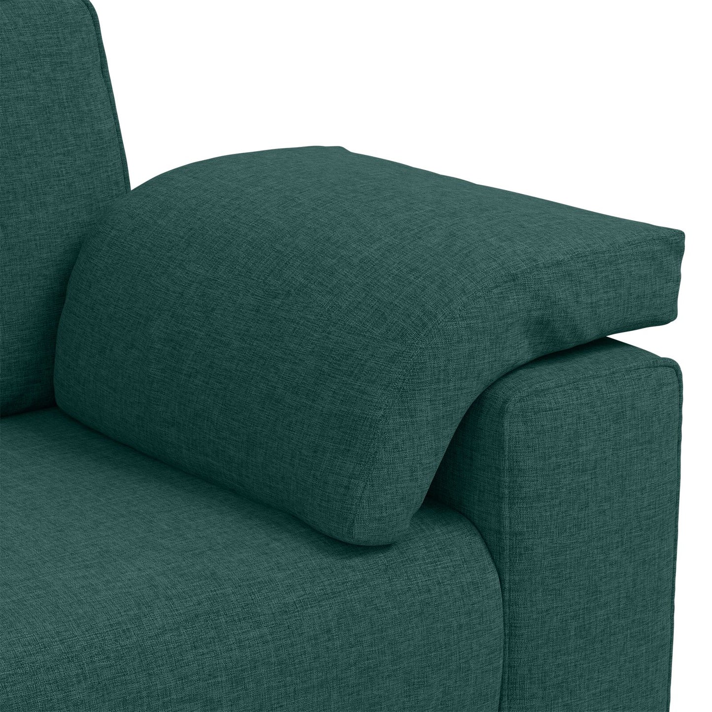 vidaXL 2-teiliges Sofaset mit Kissen Dunkelgrüner Stoff