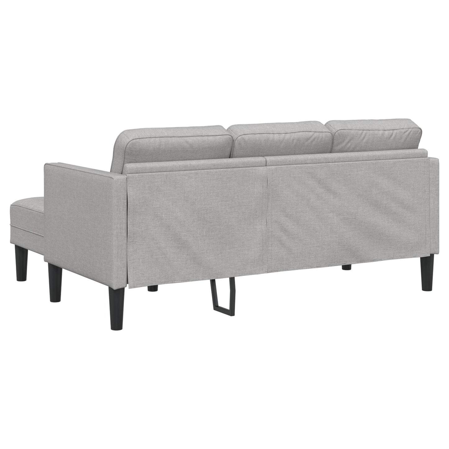 vidaXL 2-teiliges Sofa Set mit Kissen aus wolkengrauem Stoff