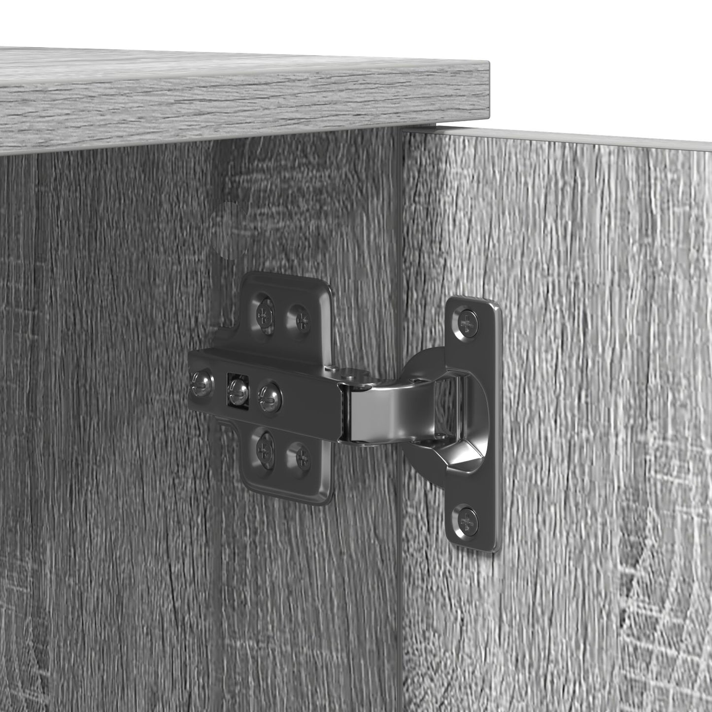 vidaXL Aufbewahrungsschrank Grau Sonoma 127x41x40 cm Ingenieurholz