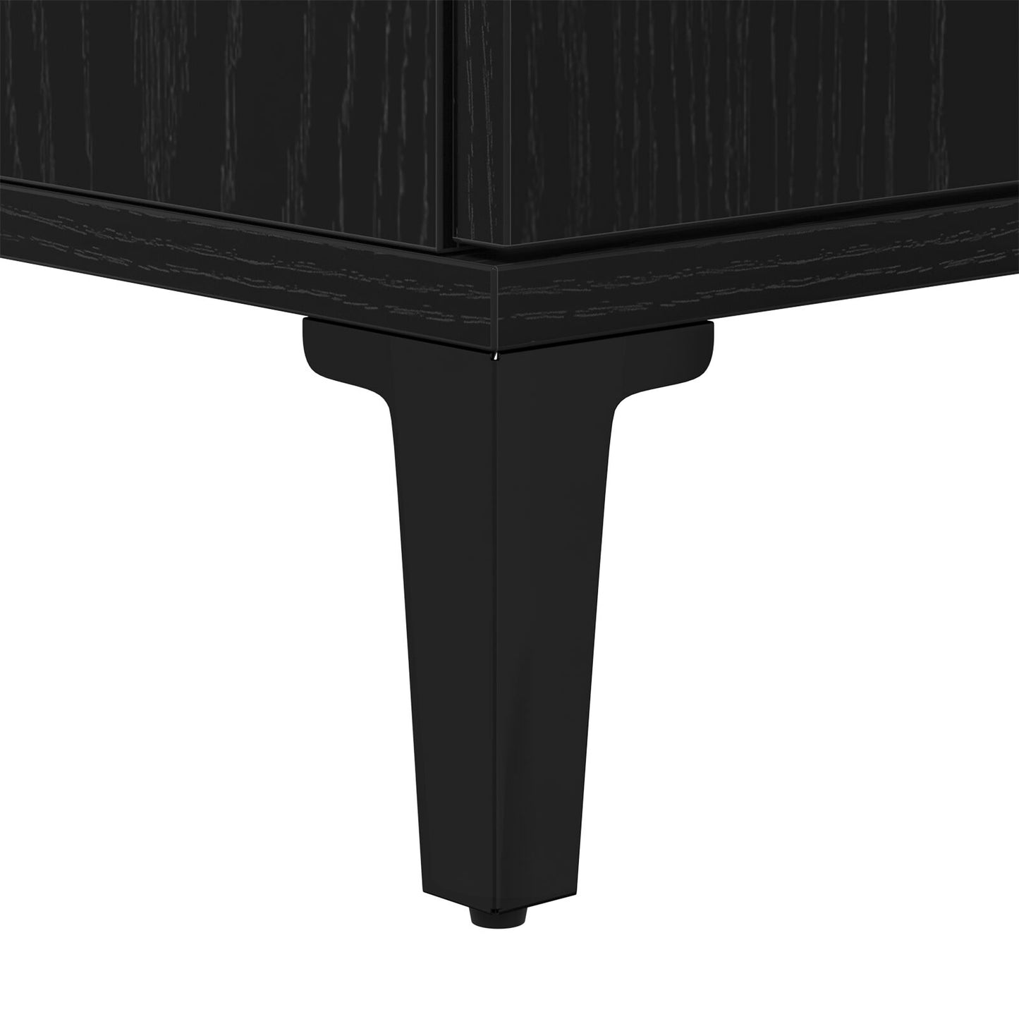 vidaXL Waschbeckenunterschrank Schwarz Eiche 58x33x60 cm Holzwerkstoff