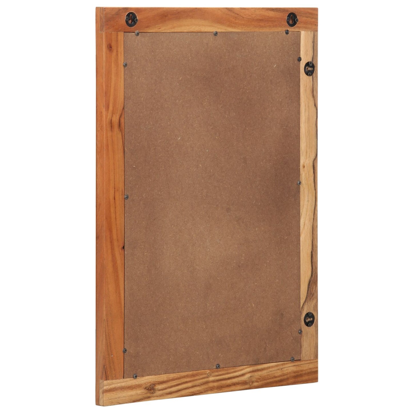 vidaXL Badezimmerspiegel 50x70x3 cm Massivholz Akazie