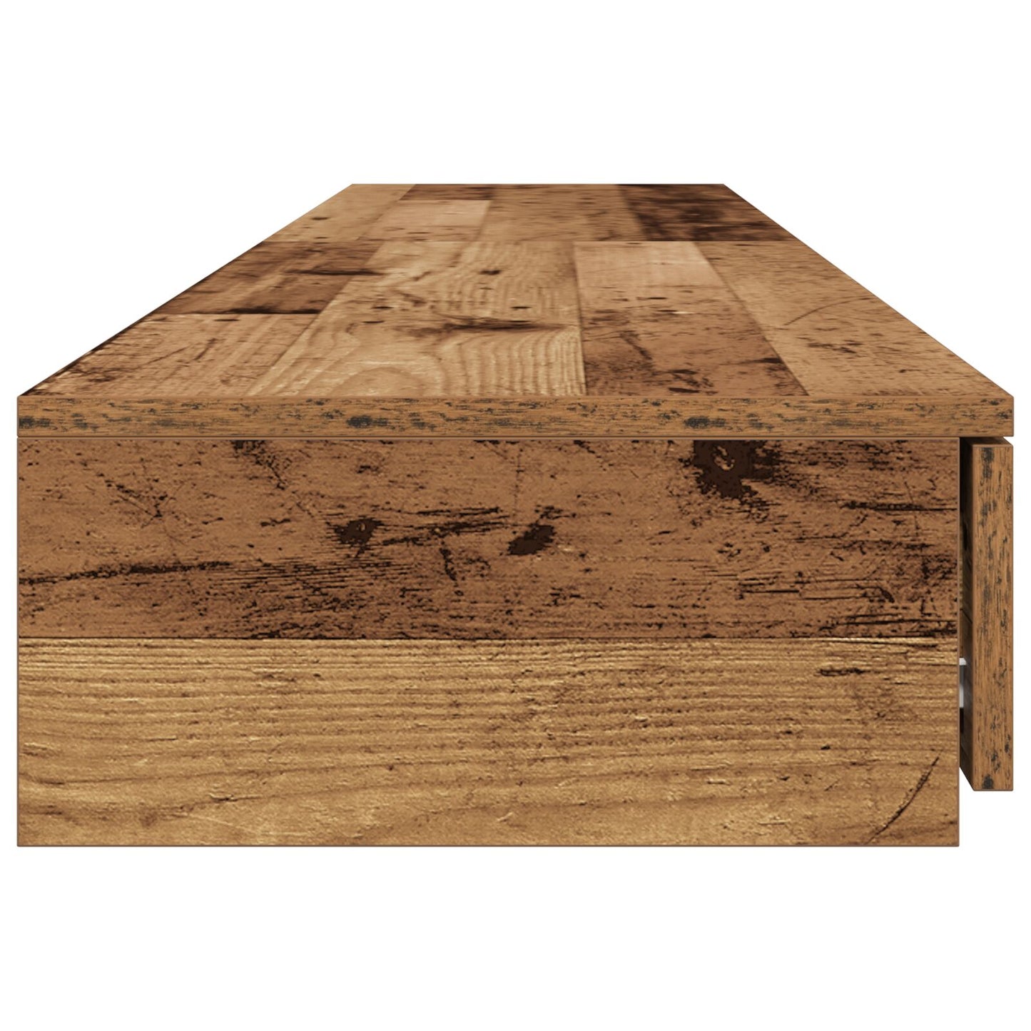 vidaXL Bett-Schubladen Alteiche 180x36,5x16,5 cm Holzwerkstoff