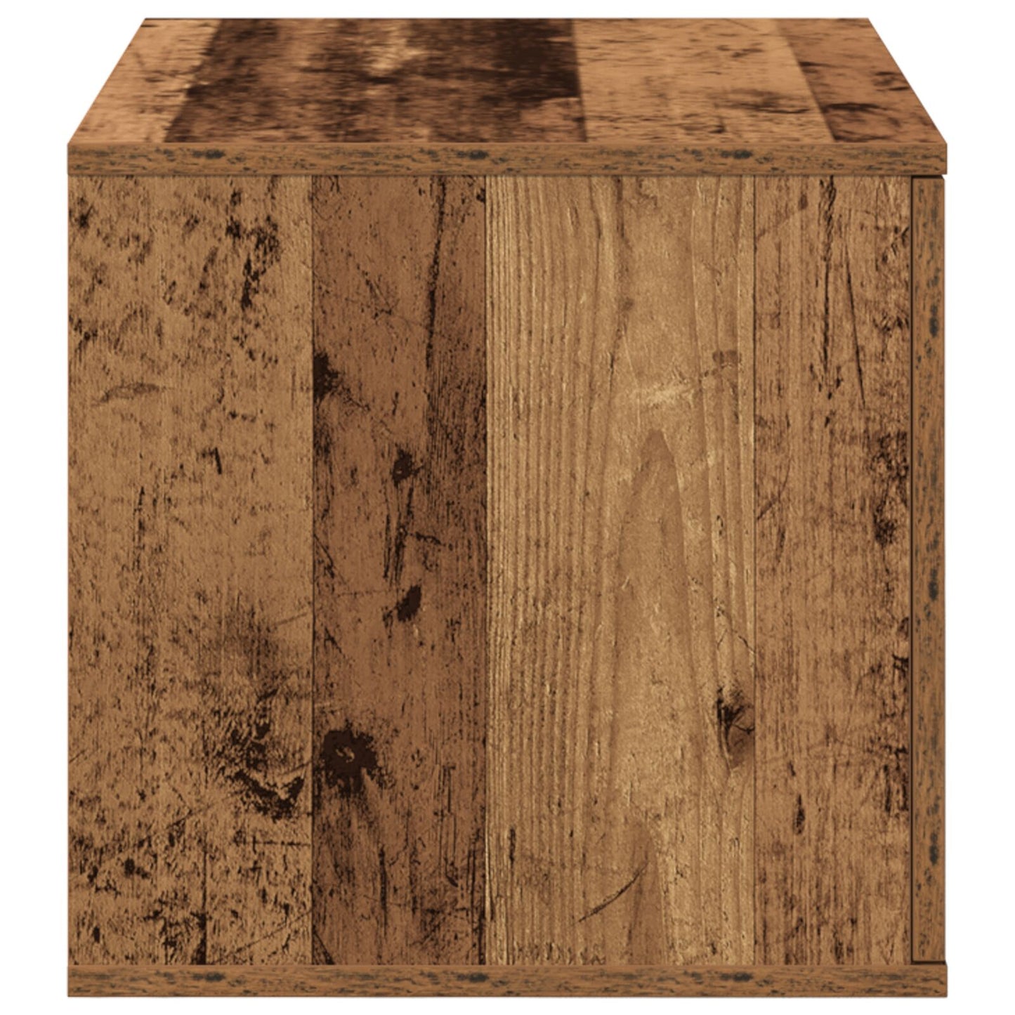 vidaXL Lagerregal aus Altholz 118x41x40 cm Ingenieurholz