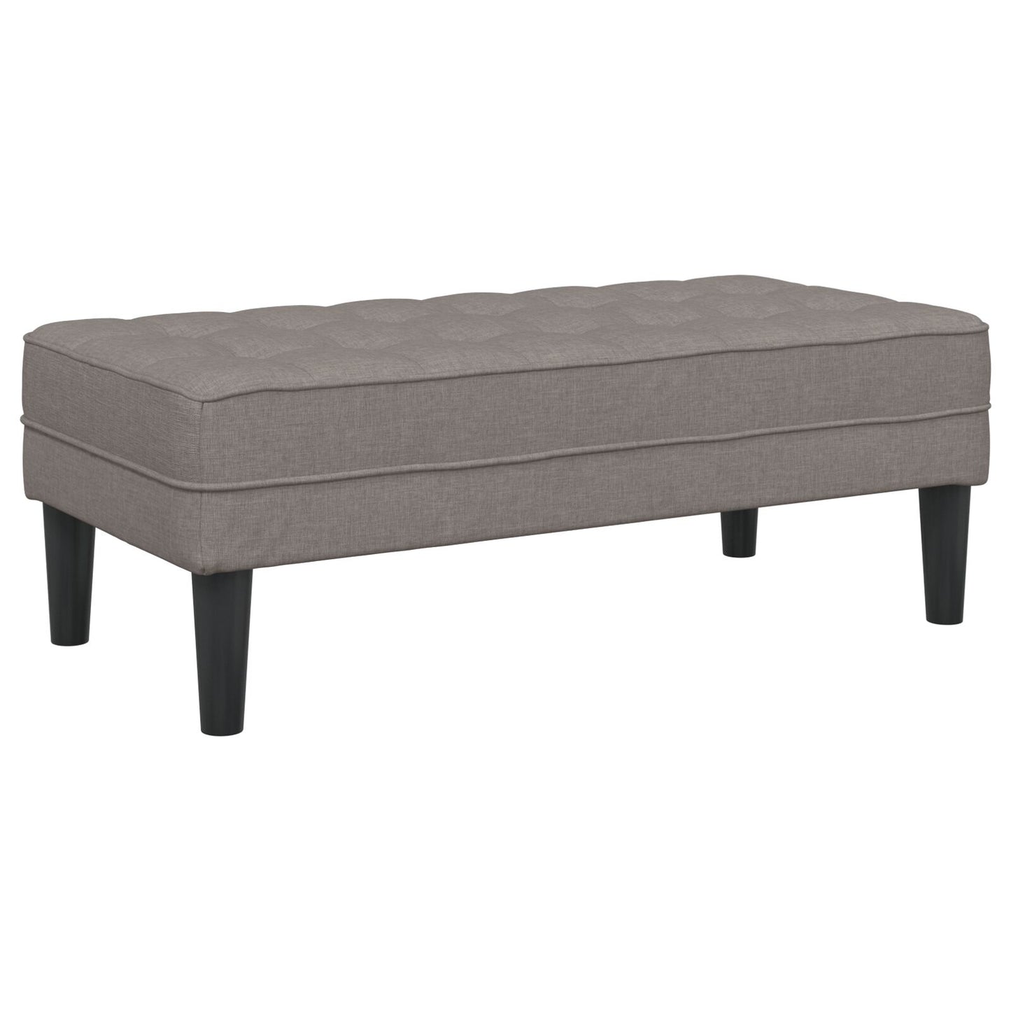 vidaXL 2-teiliges Sofa Set mit Kissen in taupefarbenem Stoff