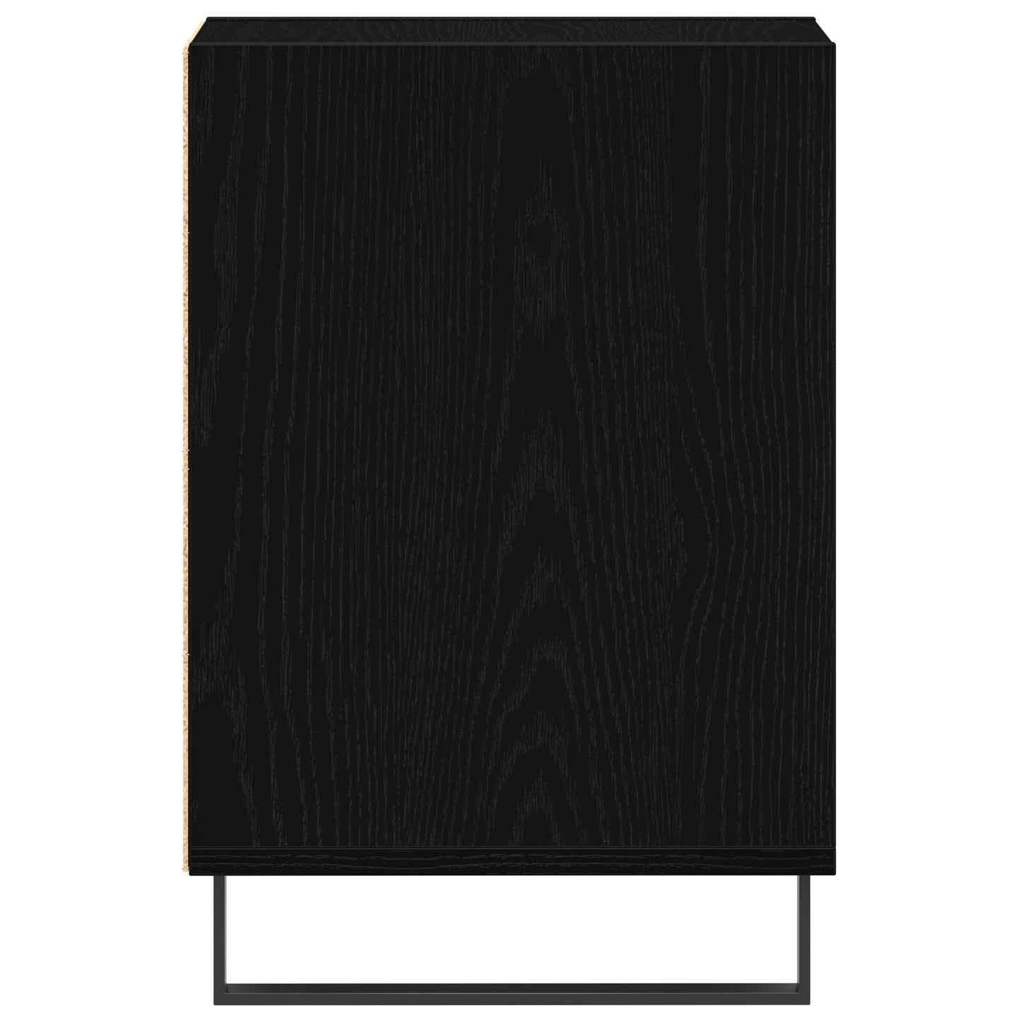 vidaXL TV-Bank Schwarz Eiche 100x35x55 cm Werkstoff