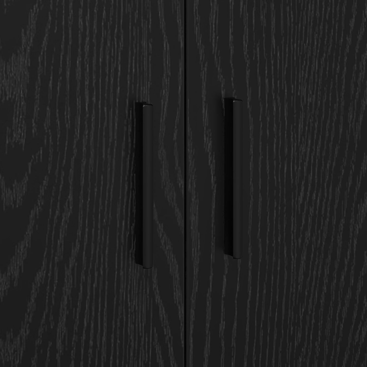 vidaXL Aufbewahrungsschrank Schwarz 127x41x40 cm Holzwerkstoff