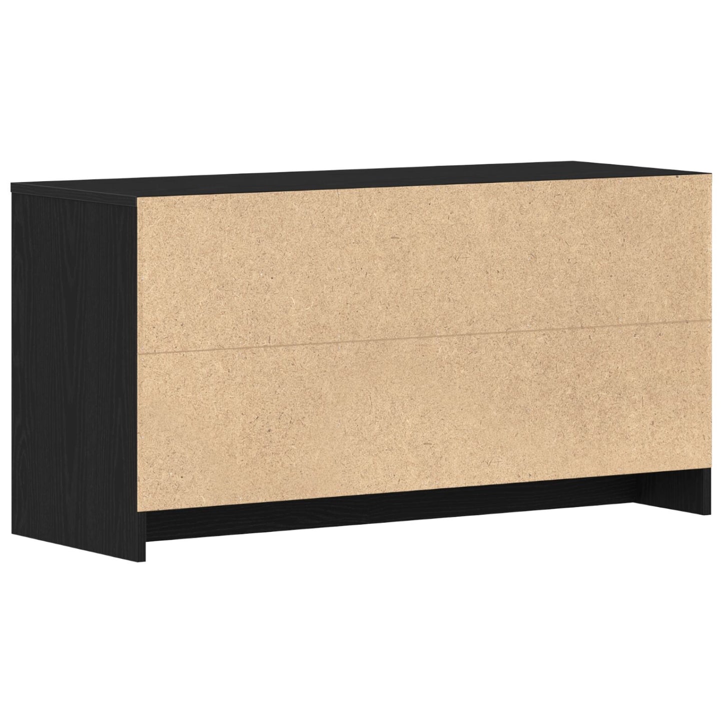 vidaXL TV-Schrank Schwarz Eiche 102x37,5x52,5 cm Holzwerkstoff