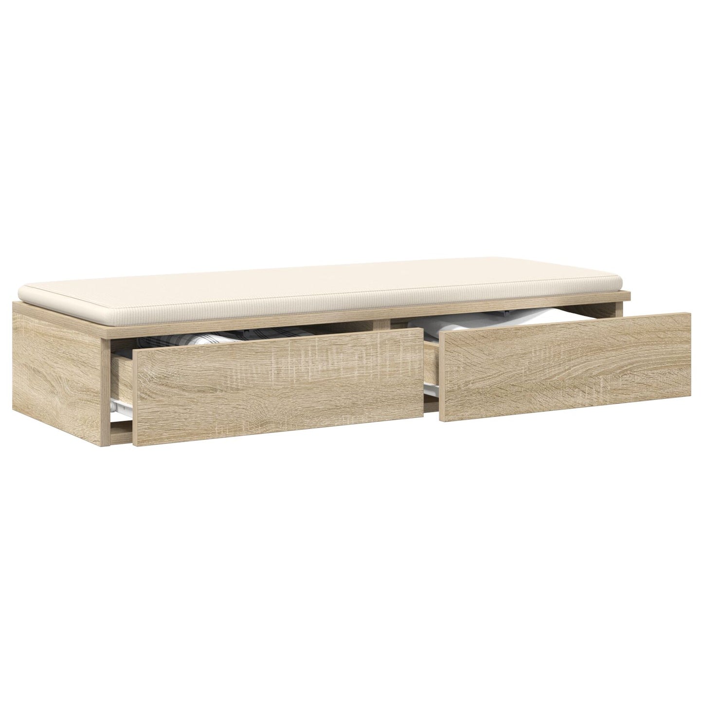 vidaXL Bett-Schubladen Sonoma Eiche 100x36,5x16,5 cm Holzwerkstoff