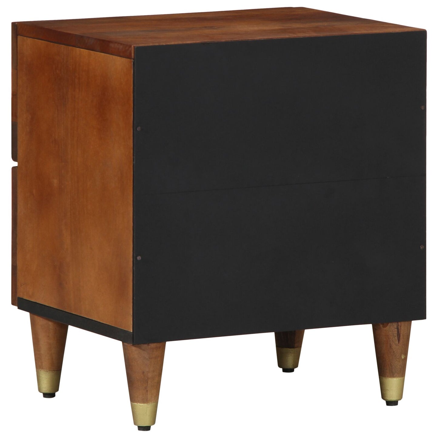 vidaXL Nachttisch Honigbraun Solides Sheeshamholz 40 x 33 x 46 cm