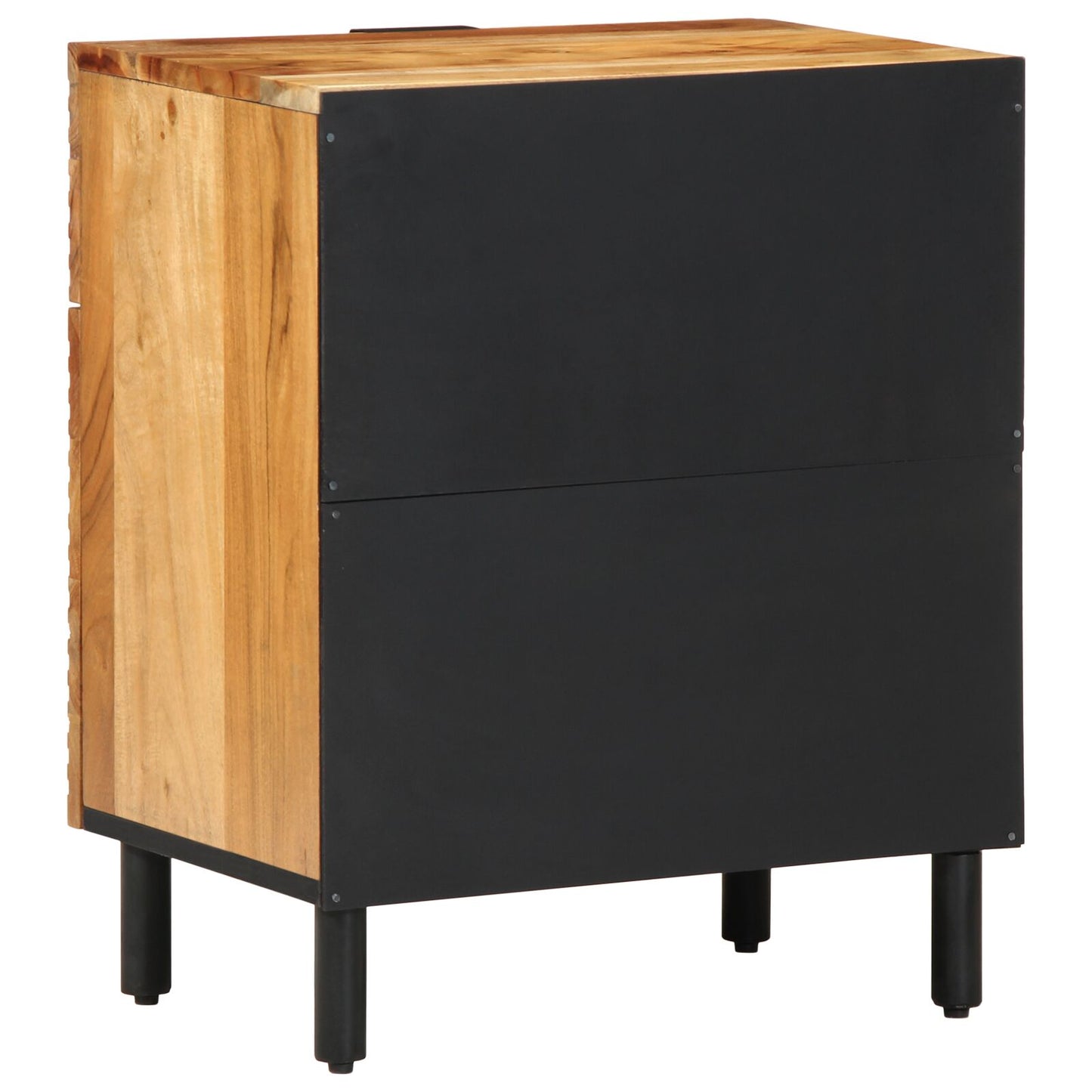 vidaXL Nachttisch 50x33x60 cm Massivholz Akazie