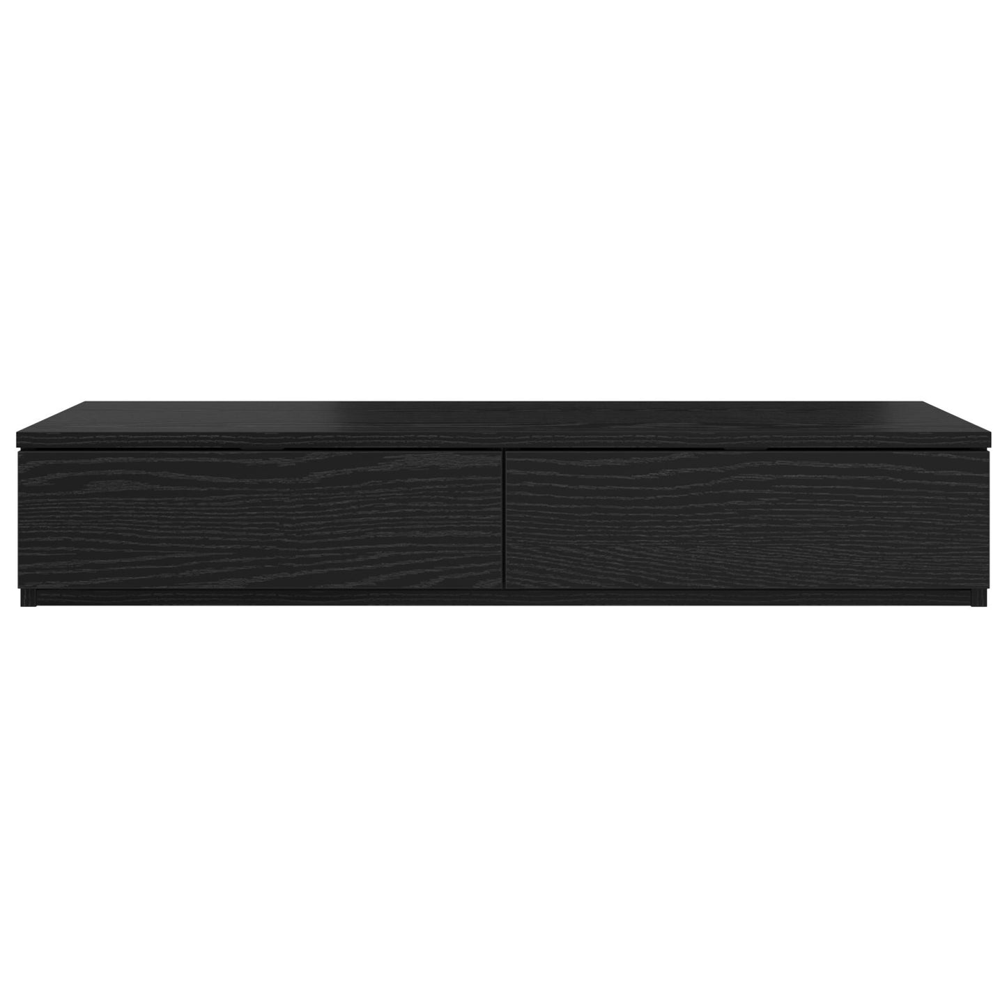 vidaXL Bett-Schubladen Schwarz 75x36,5x16,5 cm Holzwerkstoff