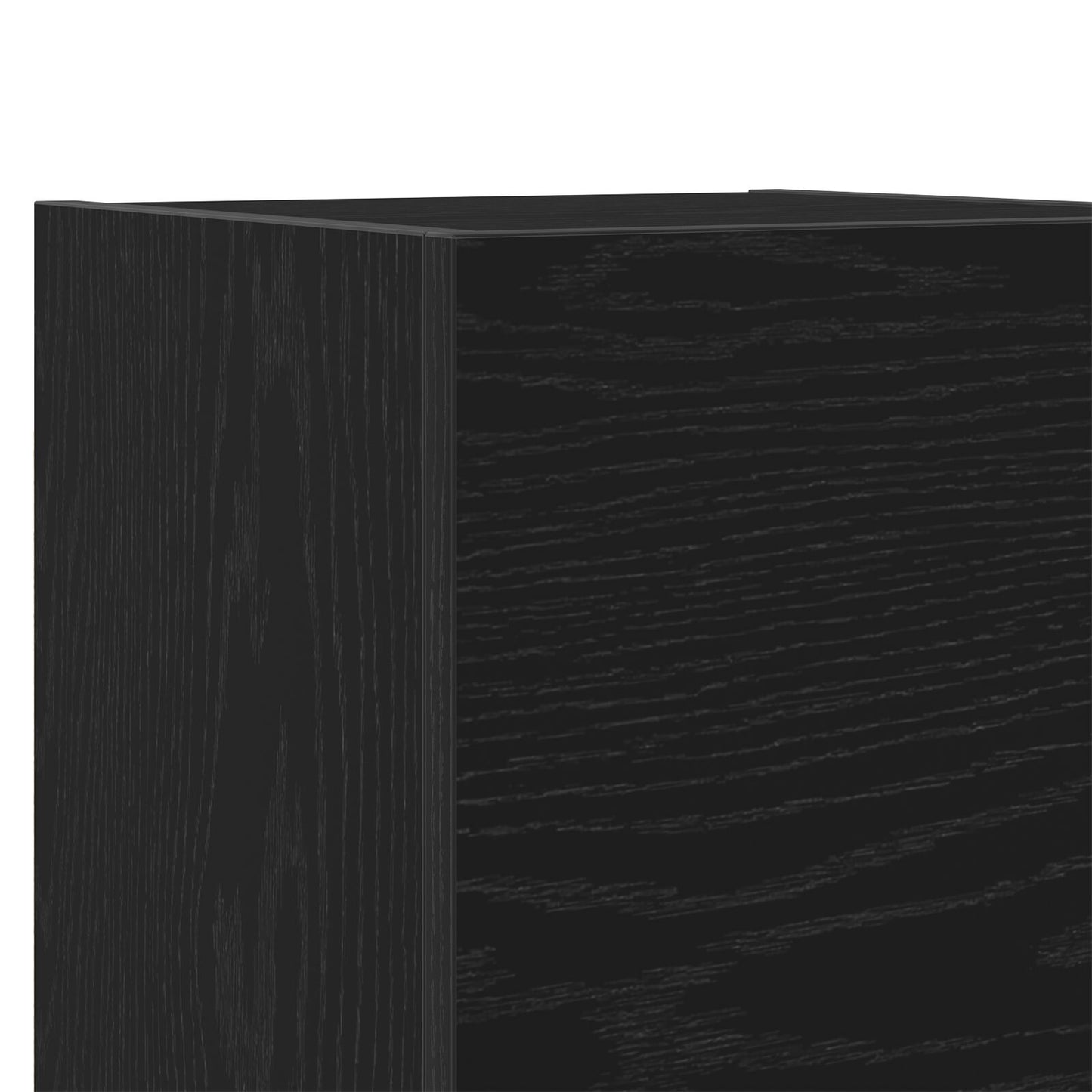 vidaXL Wand-TV-Schrank Schwarz Eiche 30,5x30x30 cm