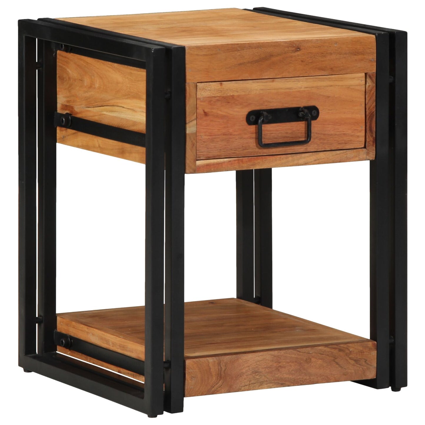 vidaXL Nachttisch 40x40x50 cm Massivholz Akazie