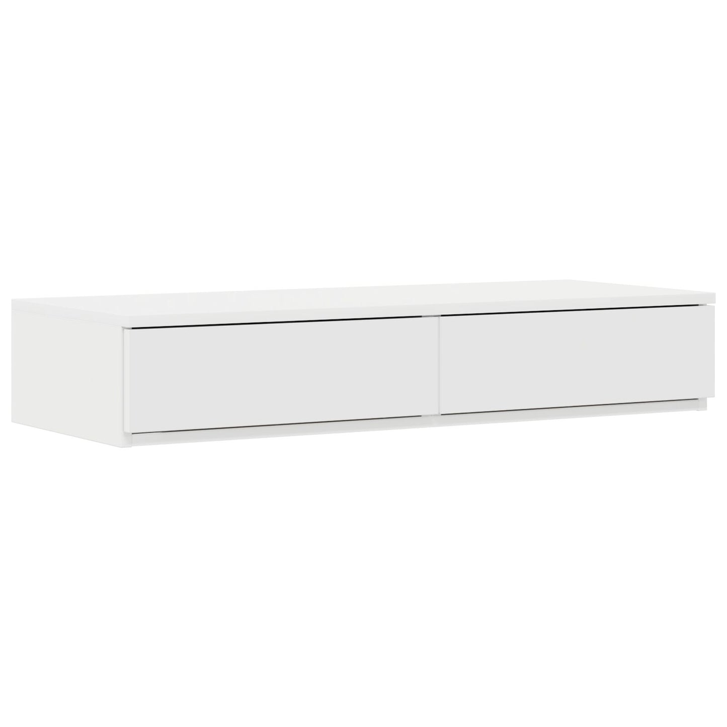 vidaXL Bett-Schubladen in Weiß 75x36,5x16,5 cm aus Spanplatte