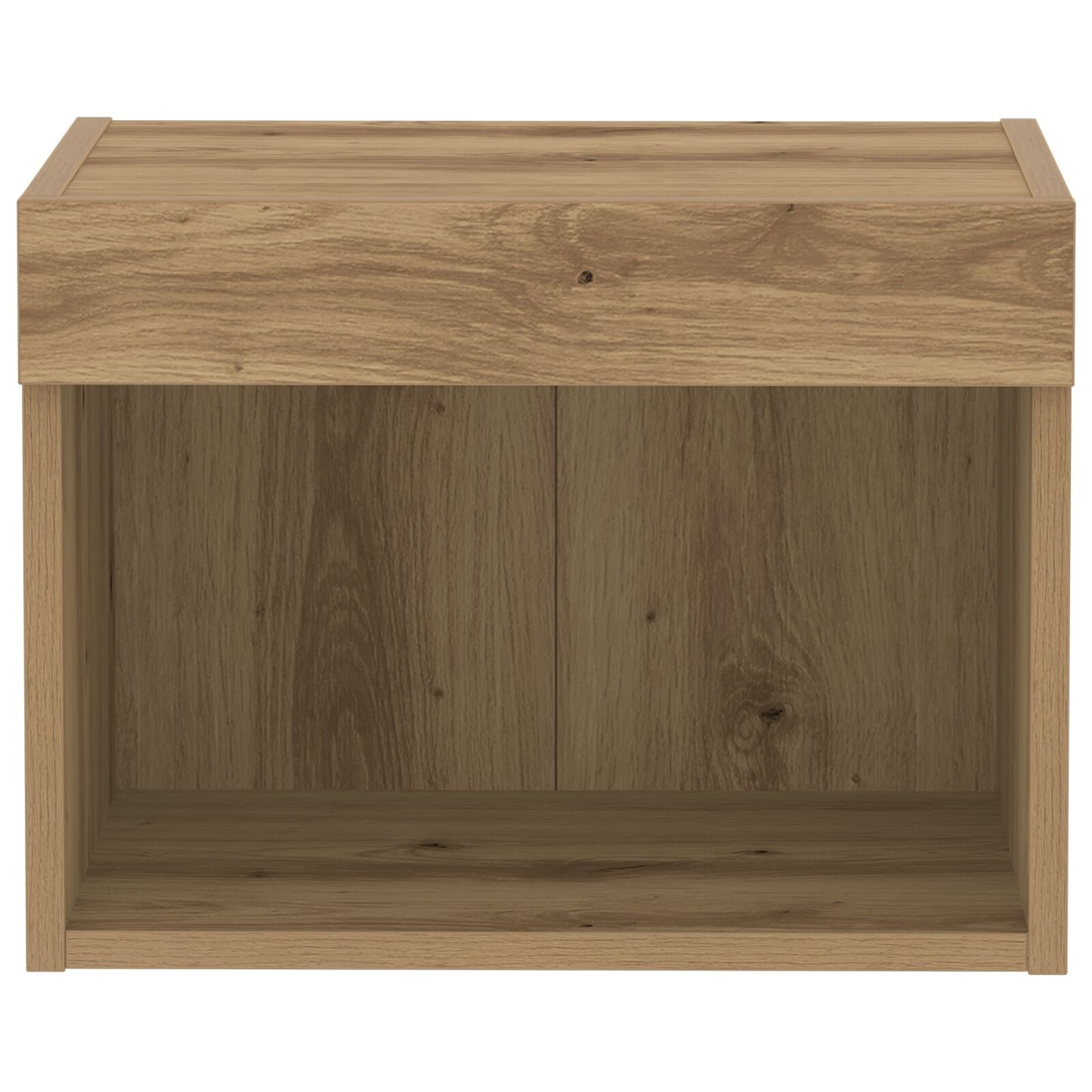 vidaXL Wandschränke mit LED-Beleuchtung 2 Stk Artisan Eiche 40x30x30 cm