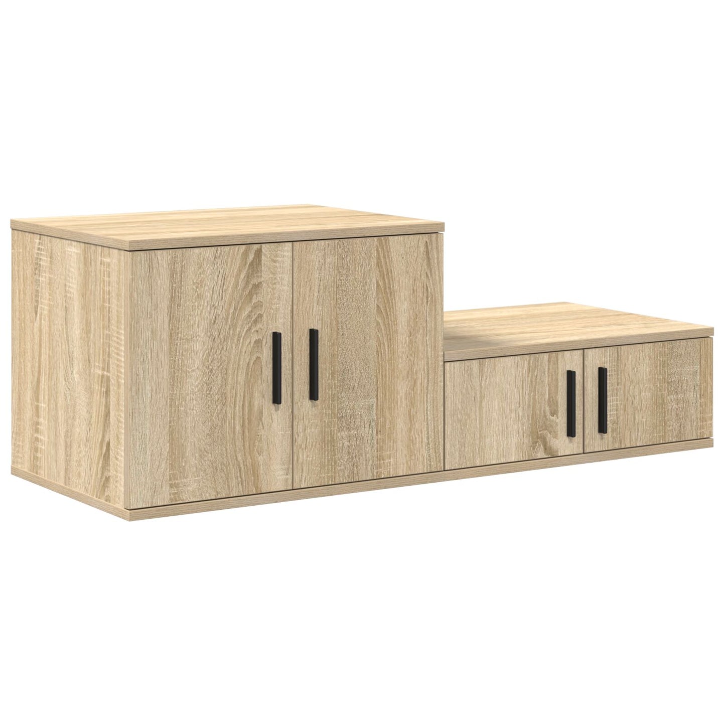 vidaXL Stauraum-Schrank aus Sonoma-Eiche 118x41x40 cm aus Holzwerkstoff