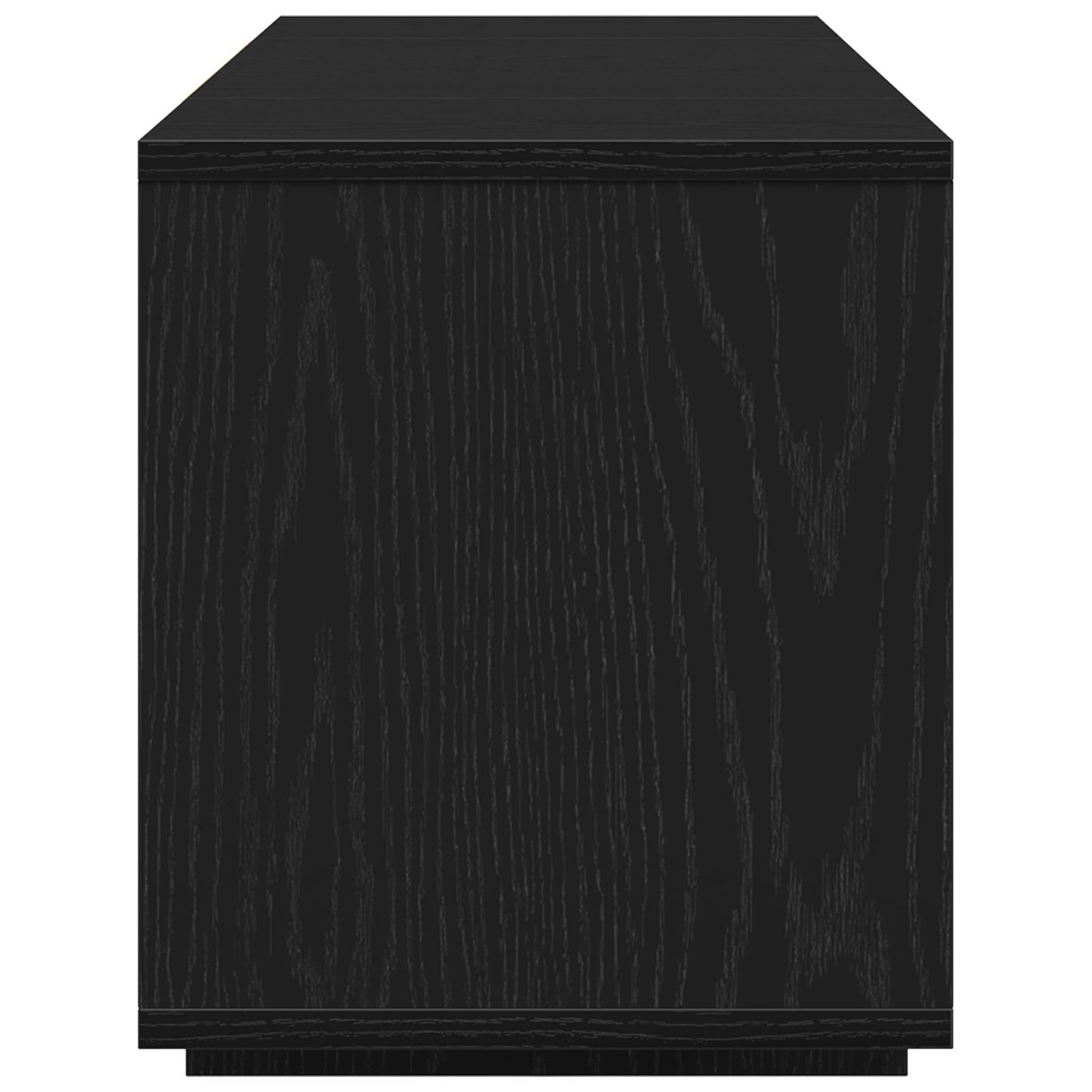 vidaXL TV-Schrank Schwarz Eiche 120x30x40,5 cm Holzwerkstoff
